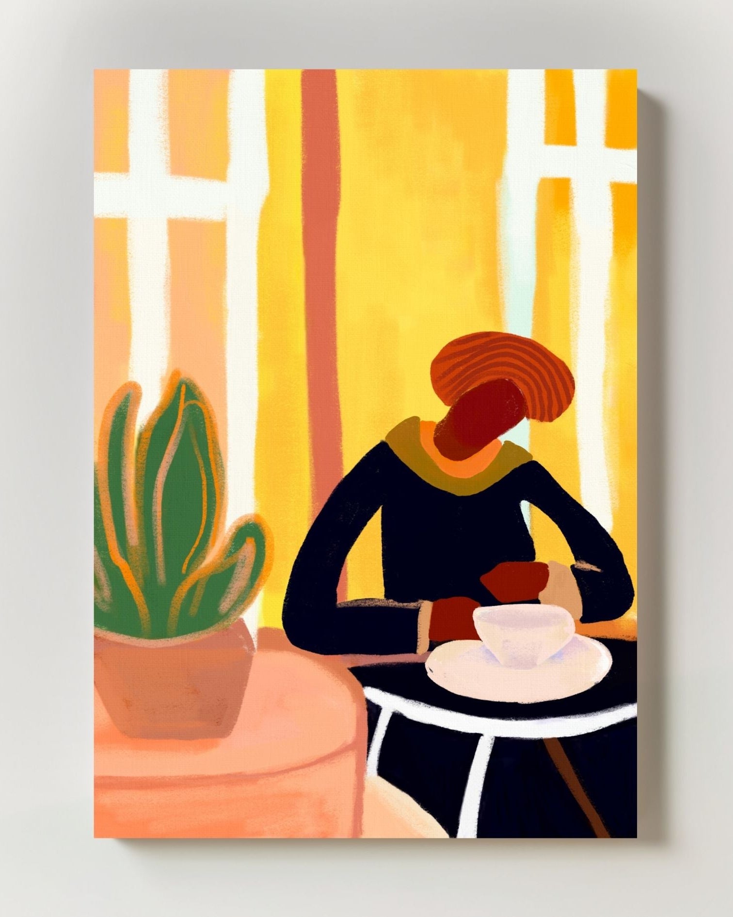 Quiet Thoughts Poster – FineArt Wandbild, moderne Kunst & Fine Art Print von Spawnd, handgefertigt & Made in Germany