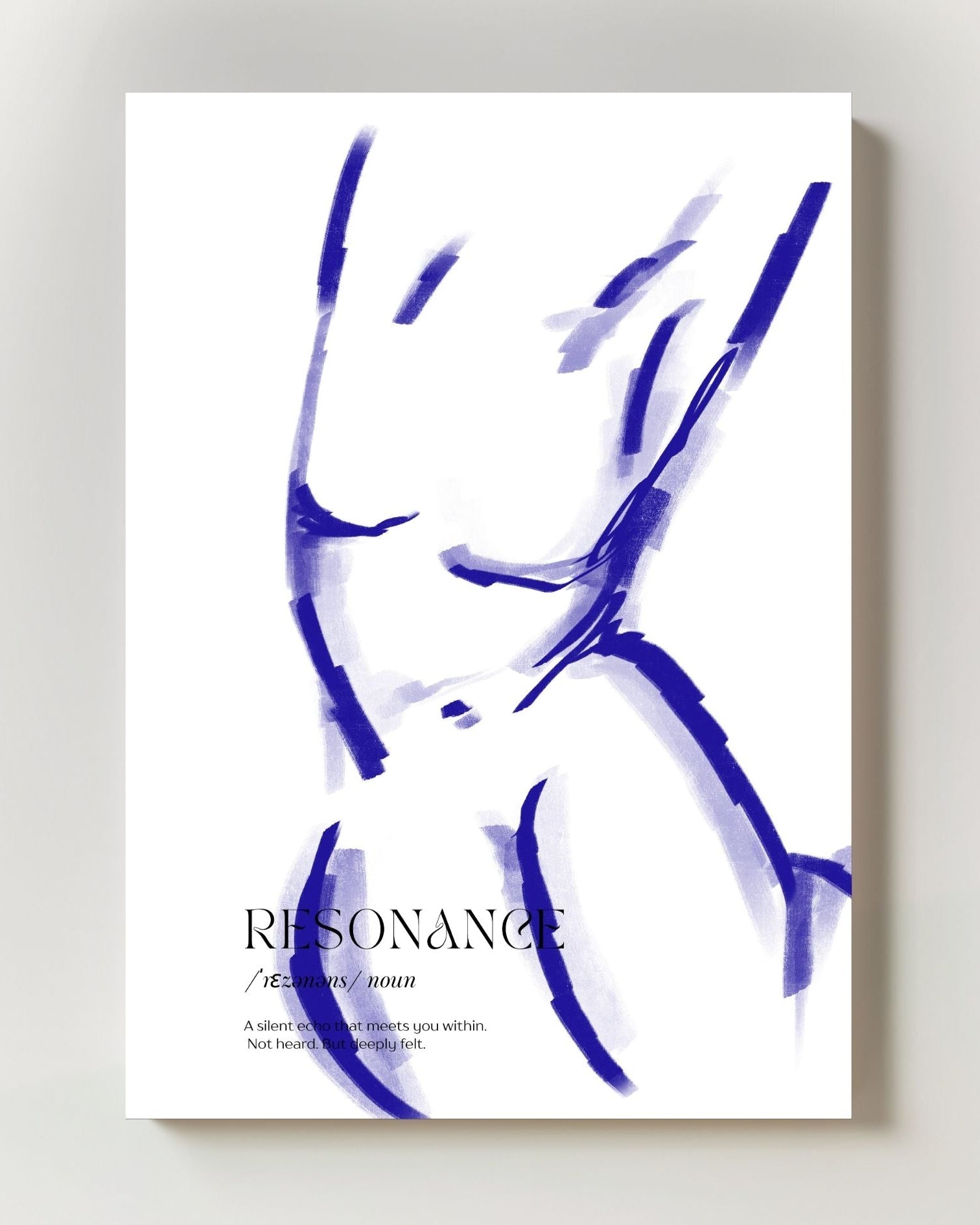 Resonance Poster – FineArt Wandbild, moderne Kunst & Fine Art Print von Spawnd, handgefertigt & Made in Germany
