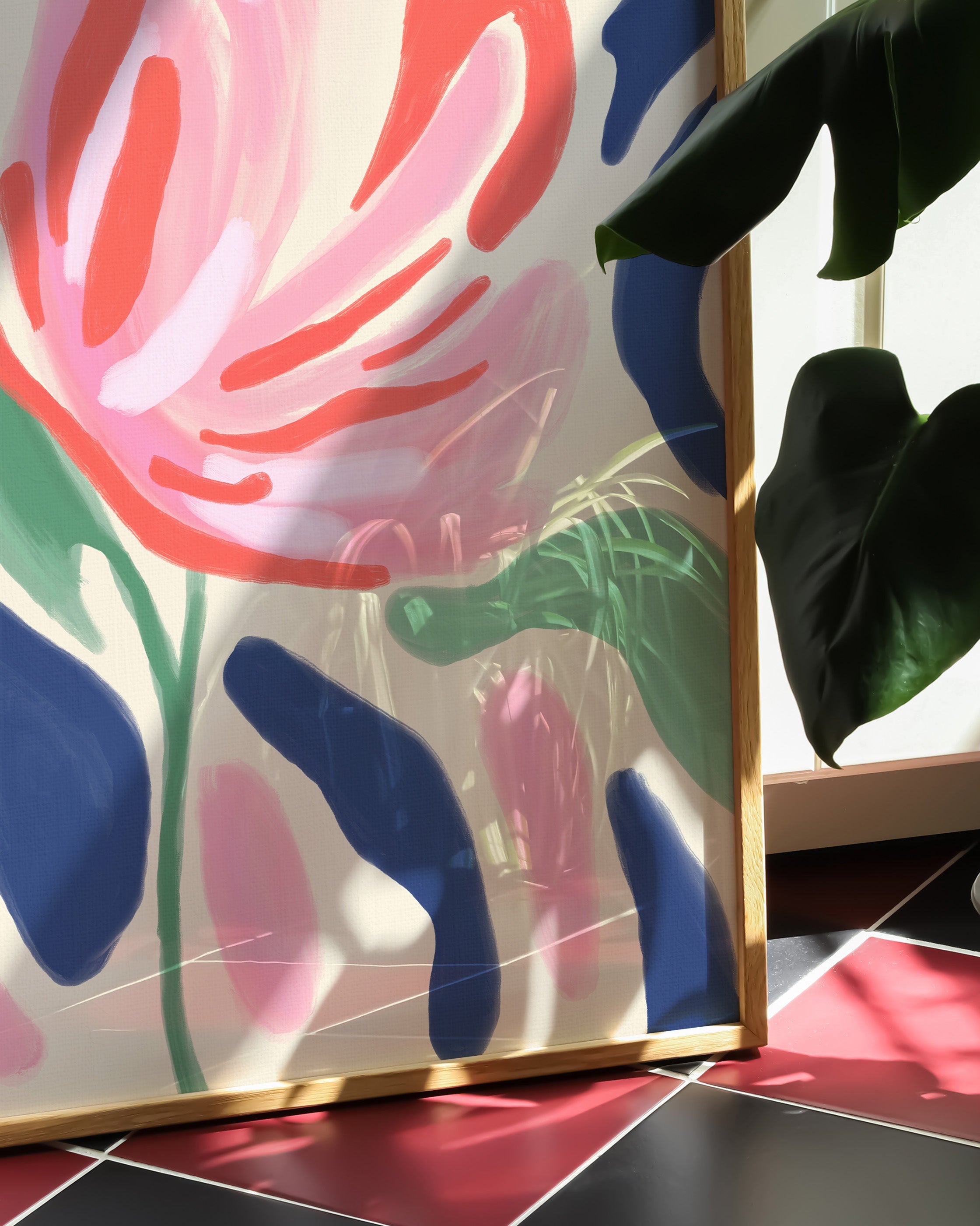 Rêverie Florale Poster – FineArt Wandbild, moderne Kunst & Fine Art Print von Spawnd, handgefertigt & Made in Germany