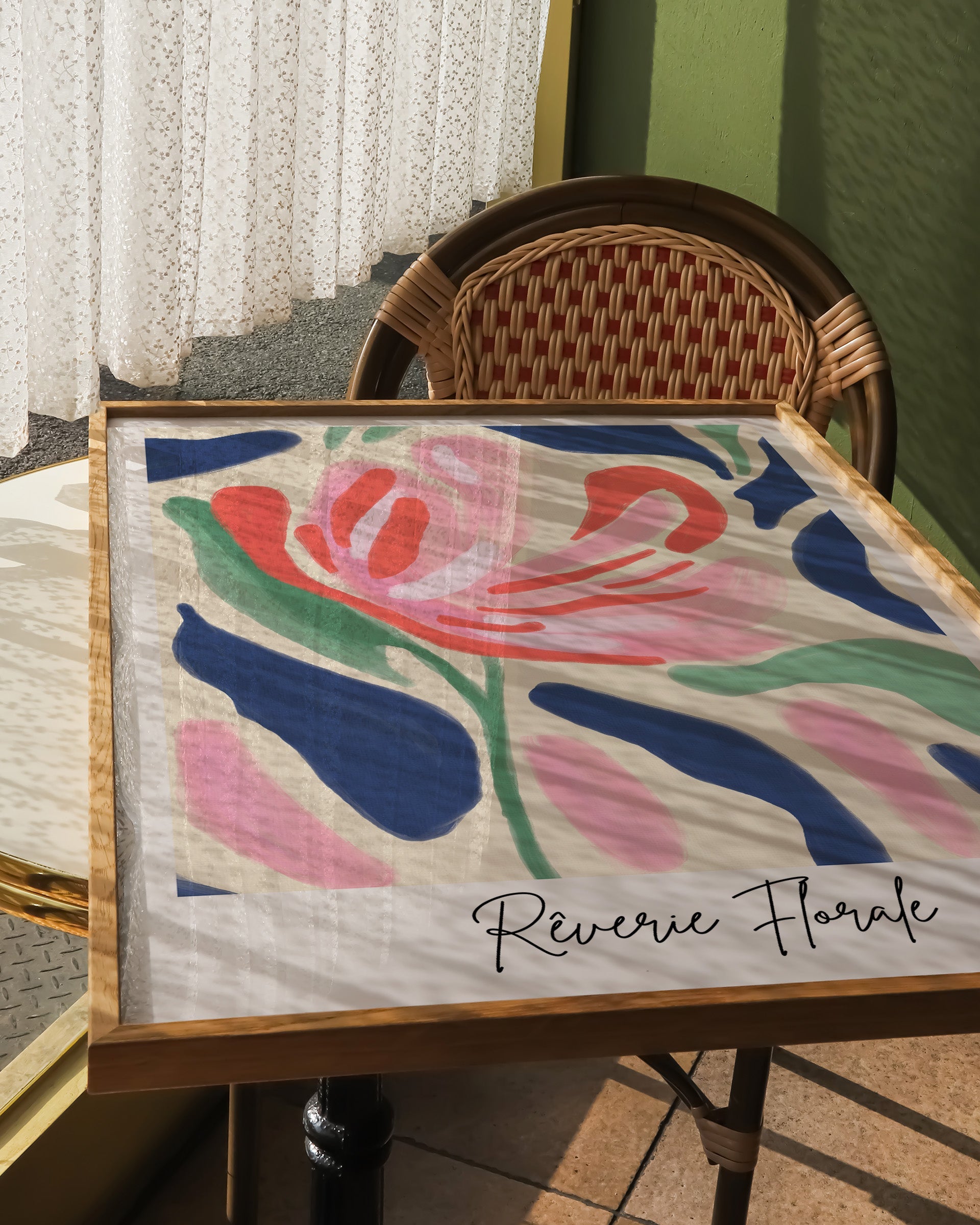 Rêverie Florale Poster – FineArt Wandbild, moderne Kunst & Fine Art Print von Spawnd, handgefertigt & Made in Germany