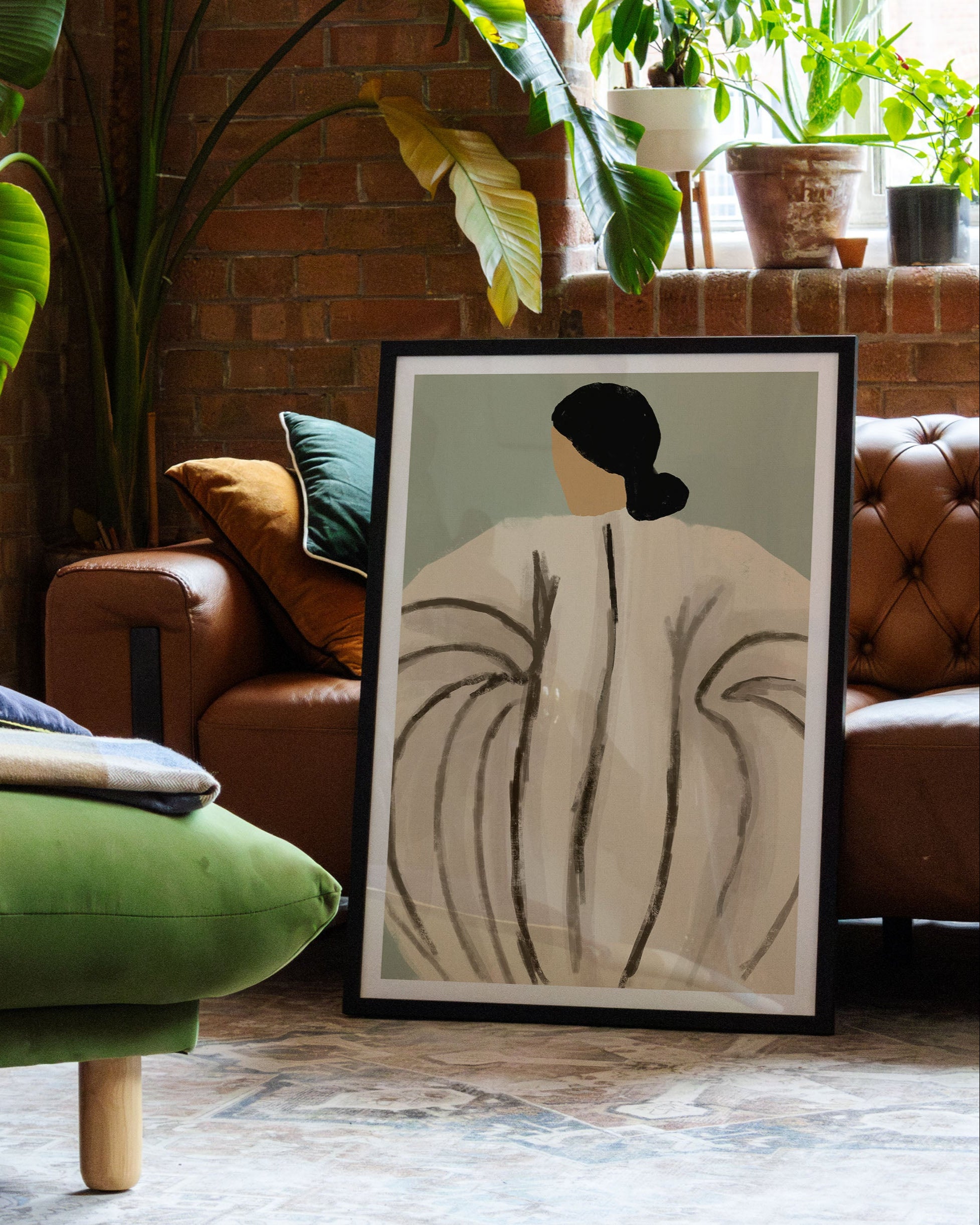 Beneath the Pattern Poster – FineArt Wandbild, moderne Kunst & Fine Art Print von Spawnd, handgefertigt & Made in Germany