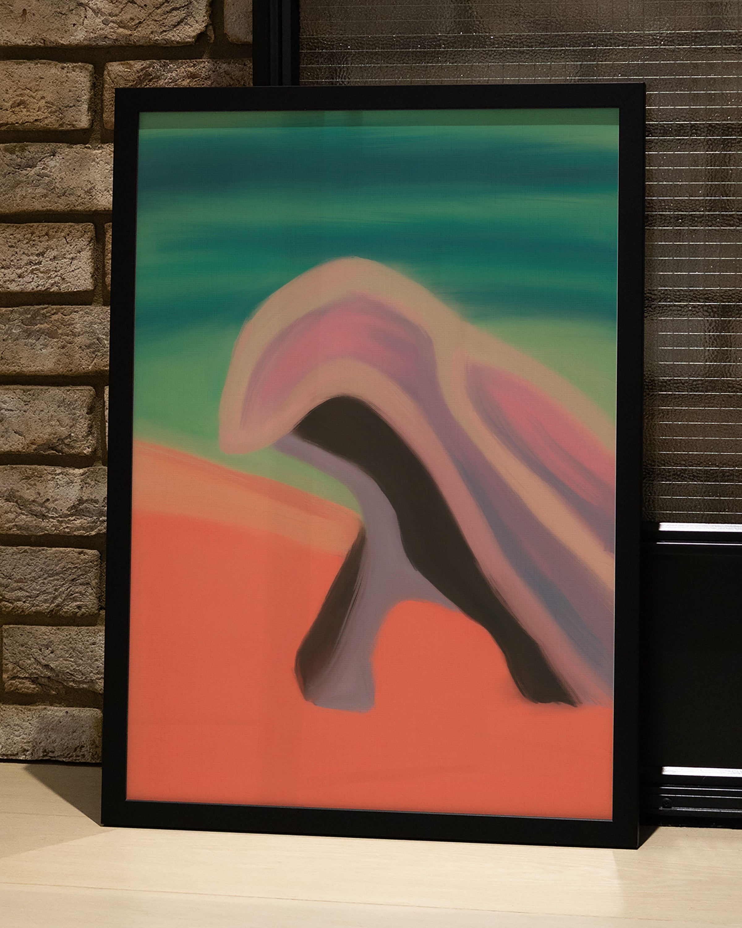 Bending Quietly Poster – FineArt Wandbild, moderne Kunst & Fine Art Print von Spawnd, handgefertigt & Made in Germany