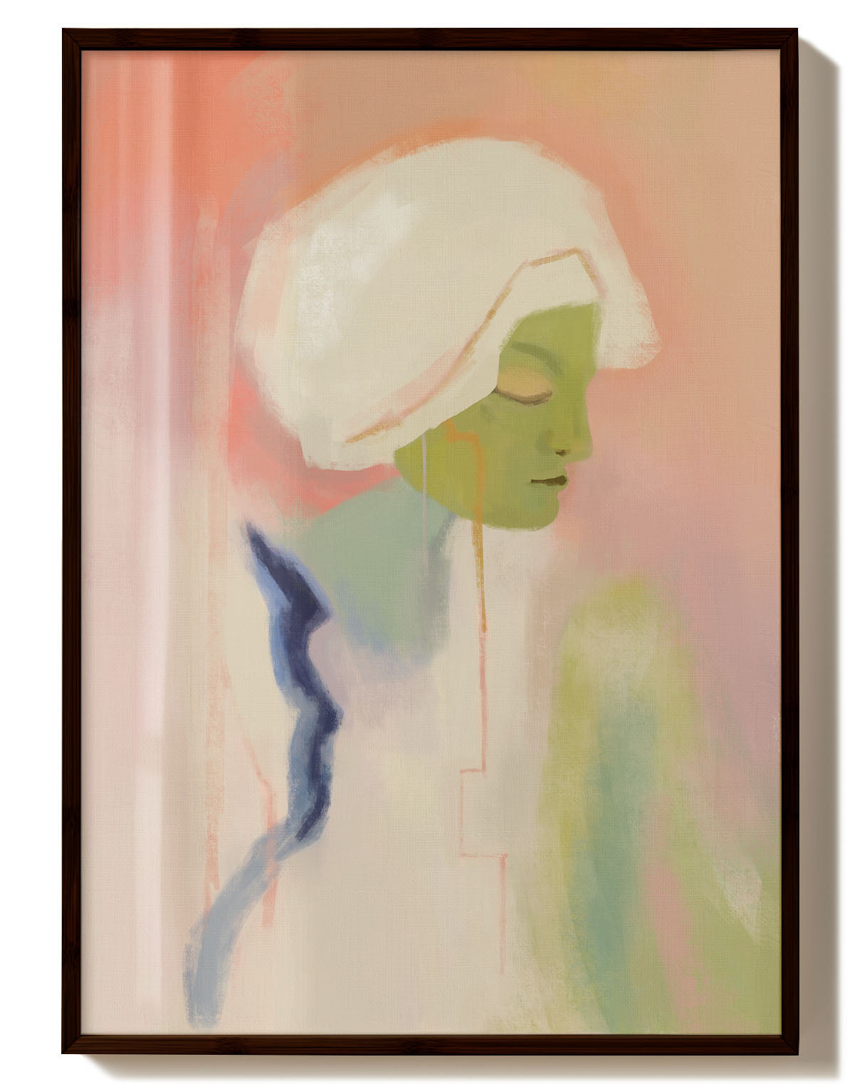 No More Questions | Modernes Portrait-Poster