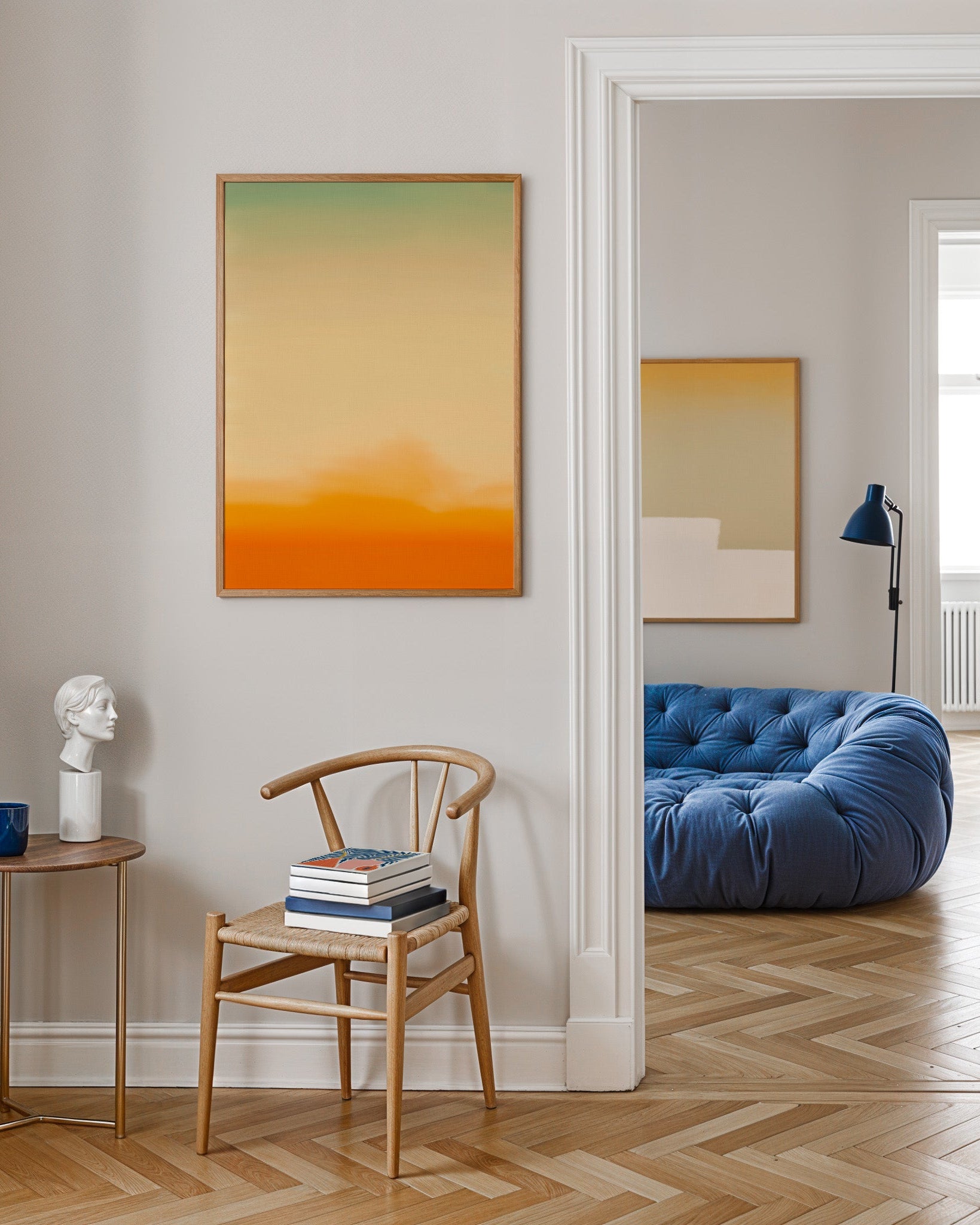 Sahara Poster – FineArt Wandbild, moderne Kunst & Fine Art Print von Spawnd, handgefertigt & Made in Germany