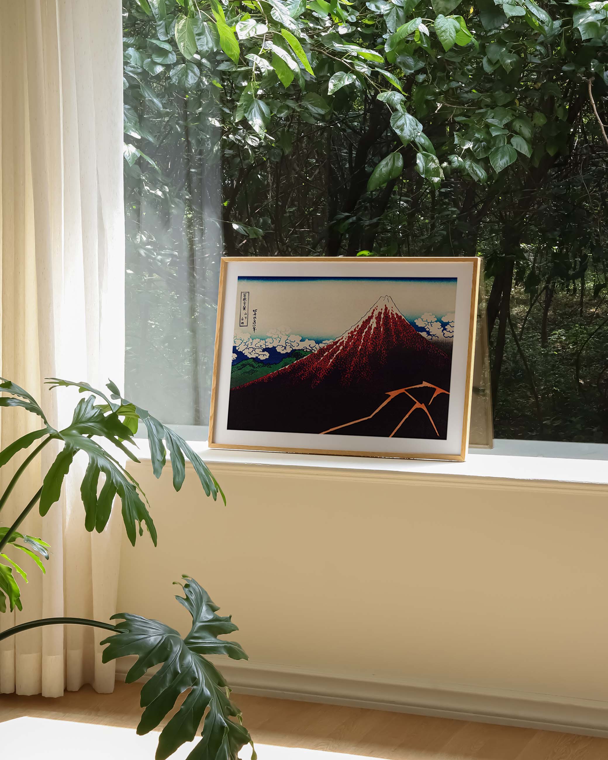 Sanka Hakuu Poster – FineArt Wandbild, moderne Kunst & Fine Art Print von Spawnd, handgefertigt & Made in Germany