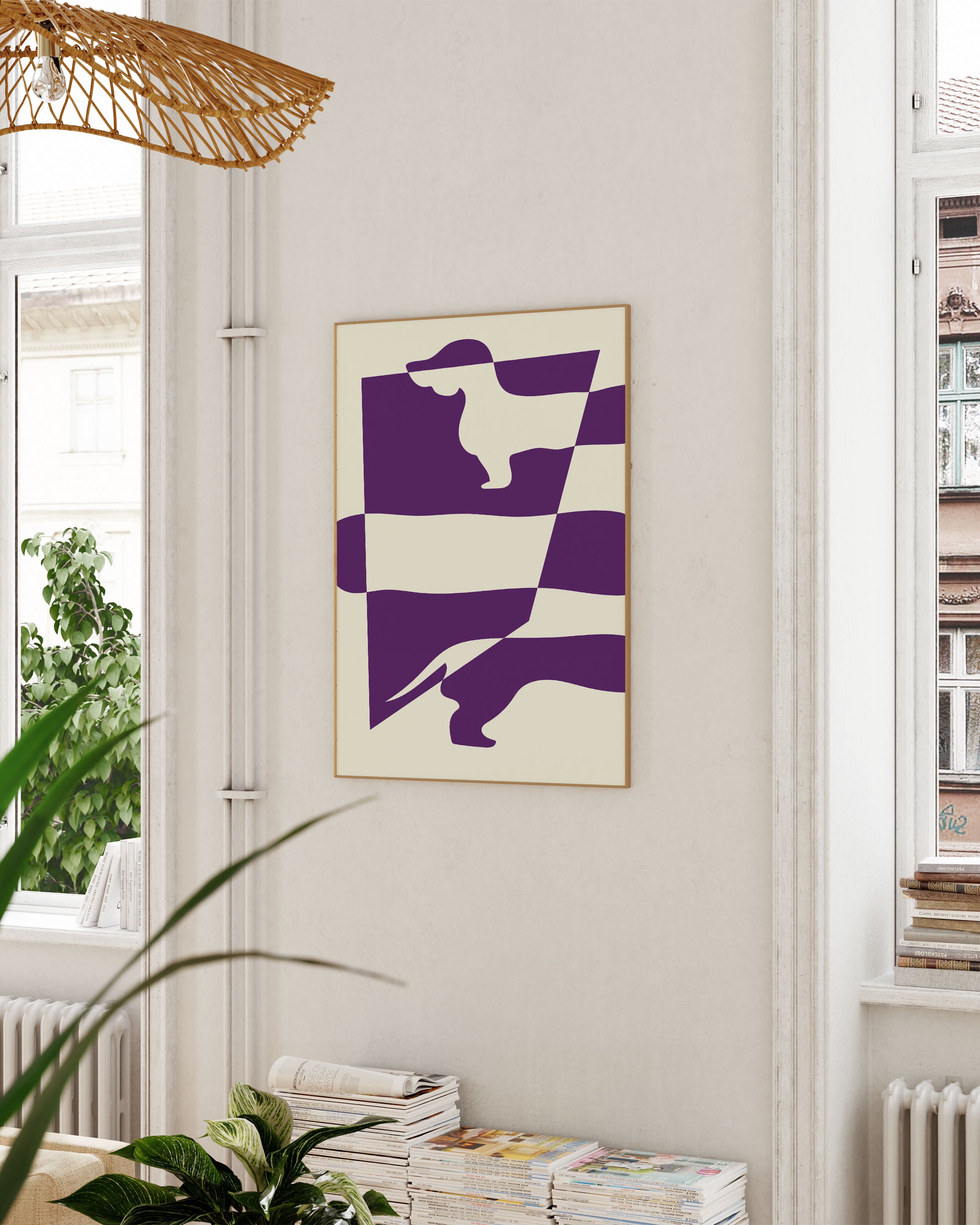 Sausage Poster – FineArt Wandbild, moderne Kunst & Fine Art Print von Spawnd, handgefertigt & Made in Germany