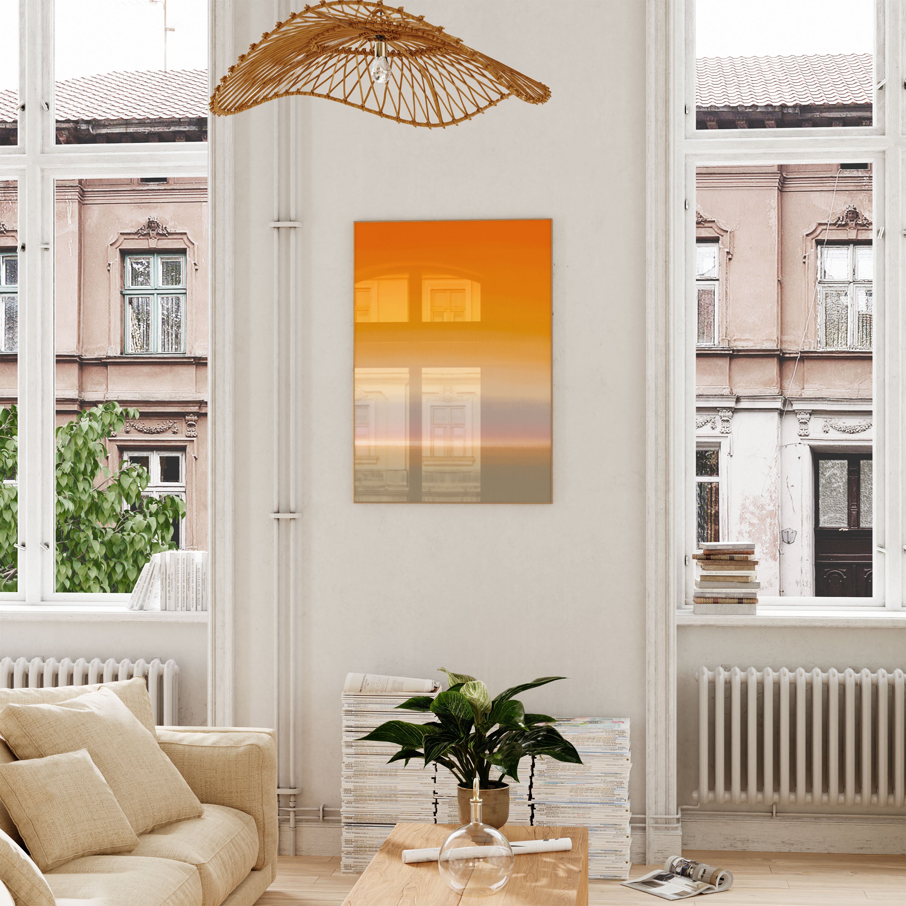 Savann Poster – FineArt Wandbild, moderne Kunst & Fine Art Print von Spawnd, handgefertigt & Made in Germany