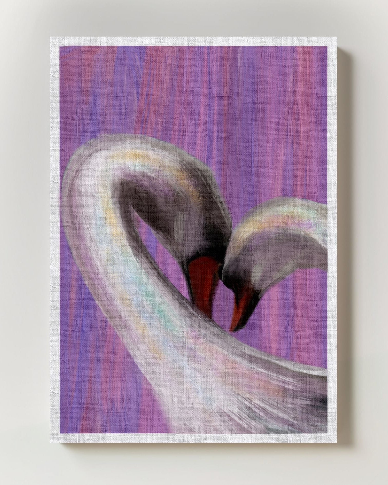 Schwan Poster – FineArt Wandbild, moderne Kunst & Fine Art Print von Spawnd, handgefertigt & Made in Germany