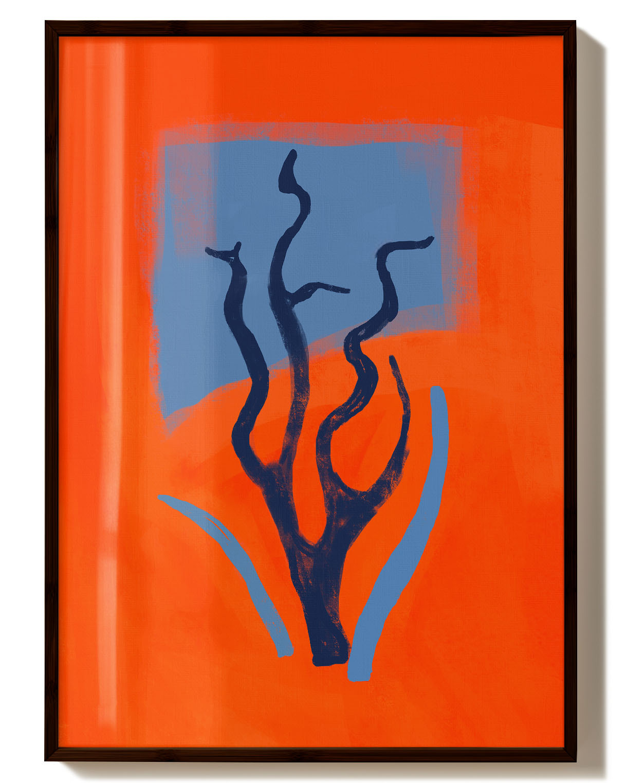 Signal Root | Abstraktes Kunst-Poster