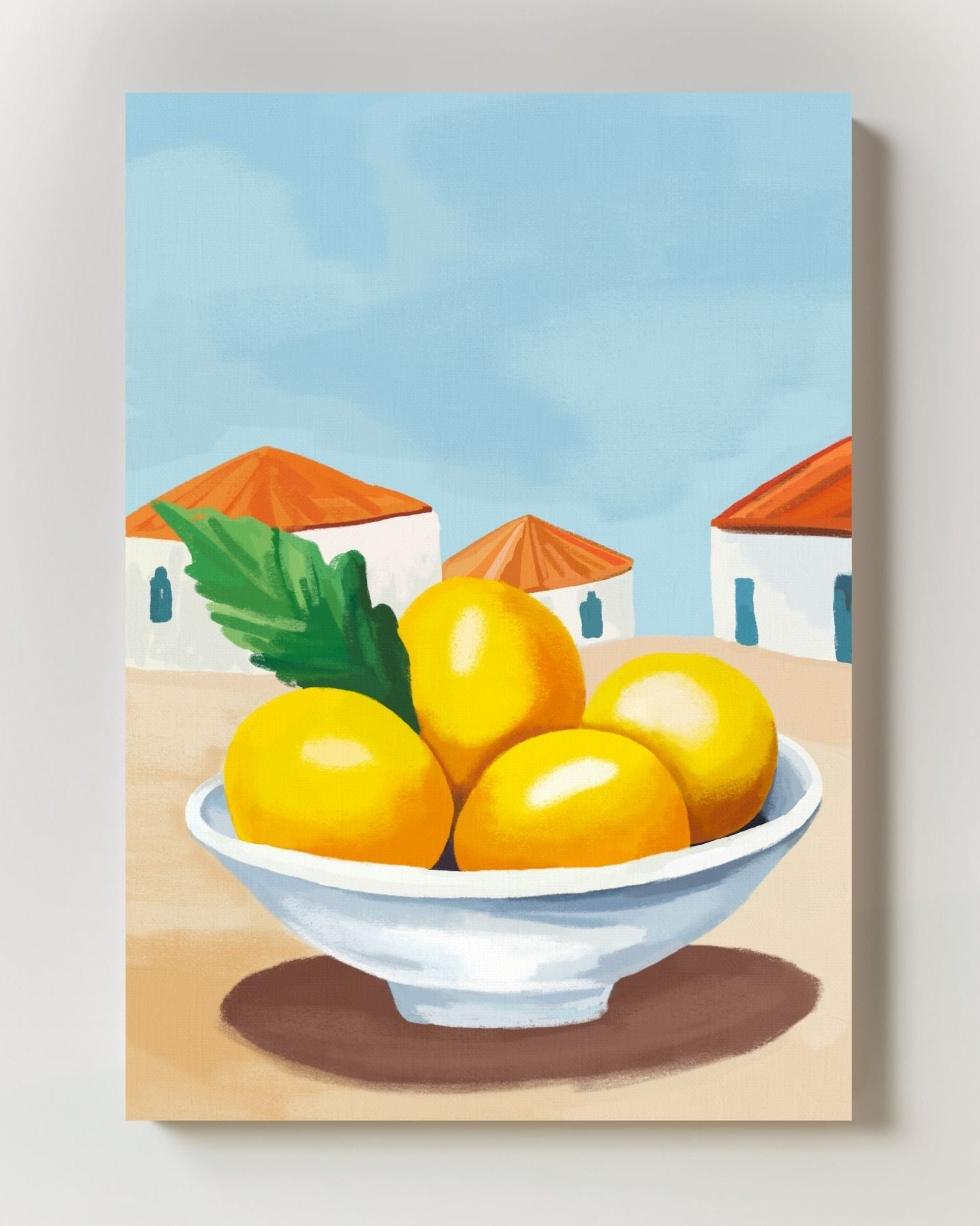 Golden Siesta Poster – FineArt Wandbild, moderne Kunst & Fine Art Print von Spawnd, handgefertigt & Made in Germany