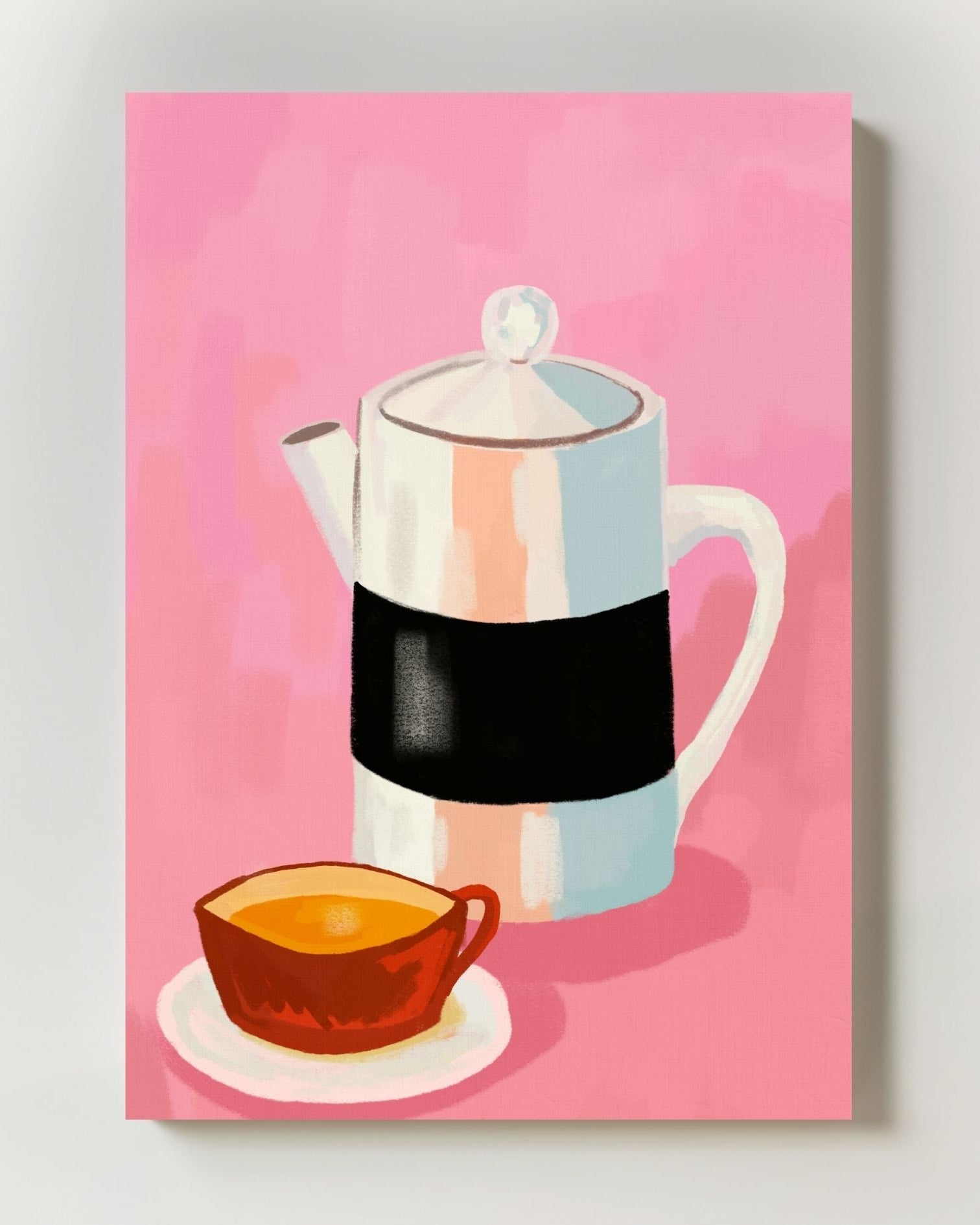Coffee Poster – FineArt Wandbild, moderne Kunst & Fine Art Print von Spawnd, handgefertigt & Made in Germany
