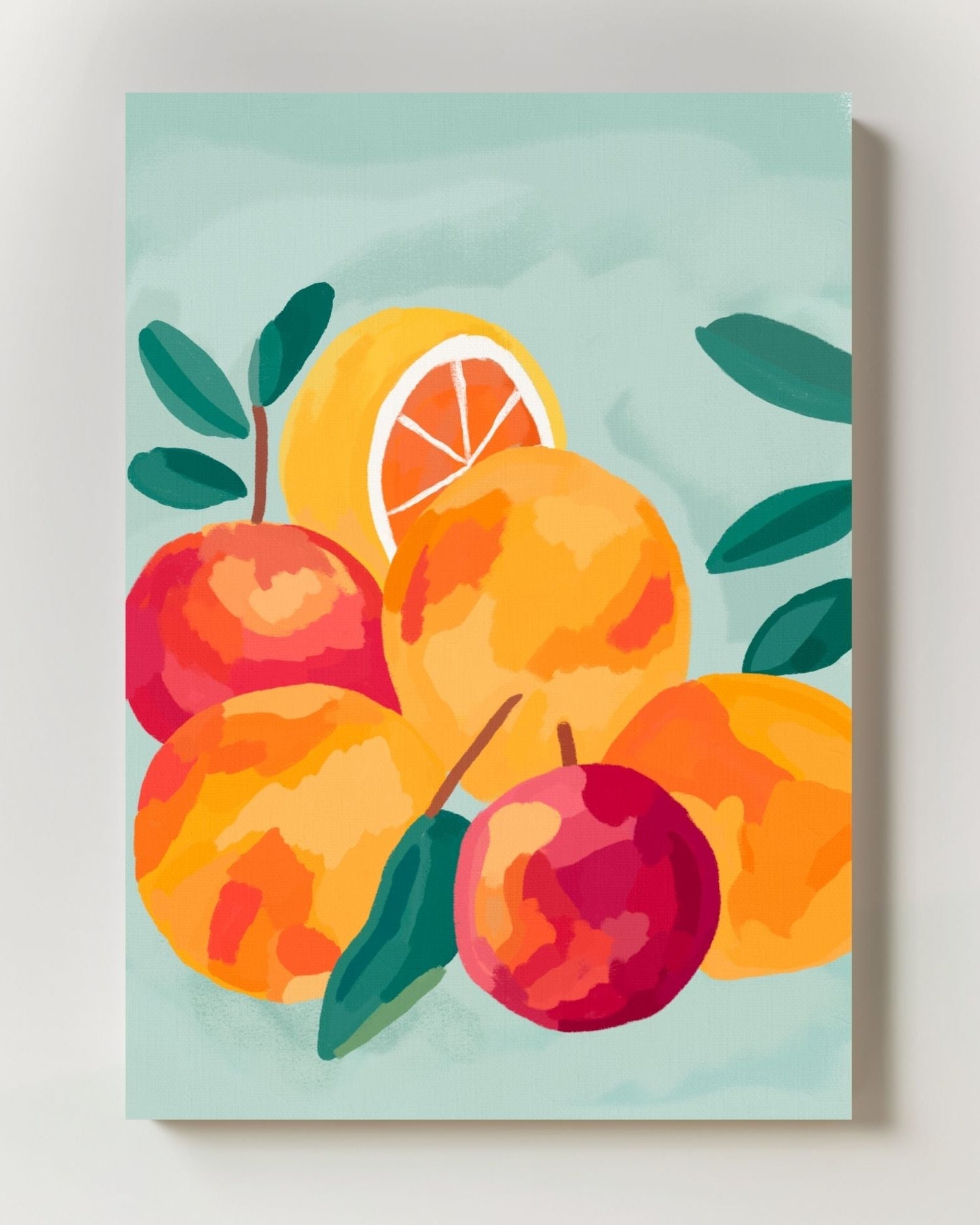 Fruit Smash Poster – FineArt Wandbild, moderne Kunst & Fine Art Print von Spawnd, handgefertigt & Made in Germany
