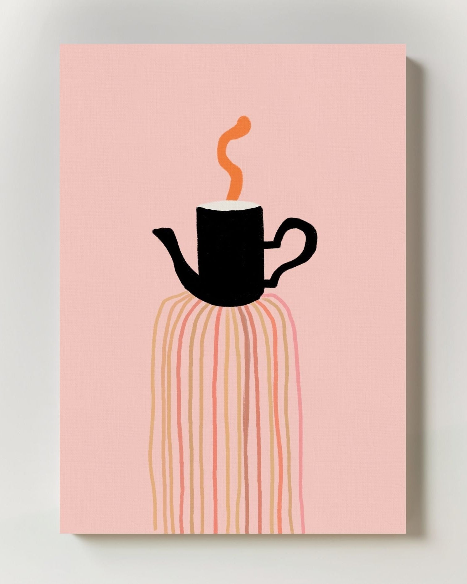 Tea Time Poster – FineArt Wandbild, moderne Kunst & Fine Art Print von Spawnd, handgefertigt & Made in Germany
