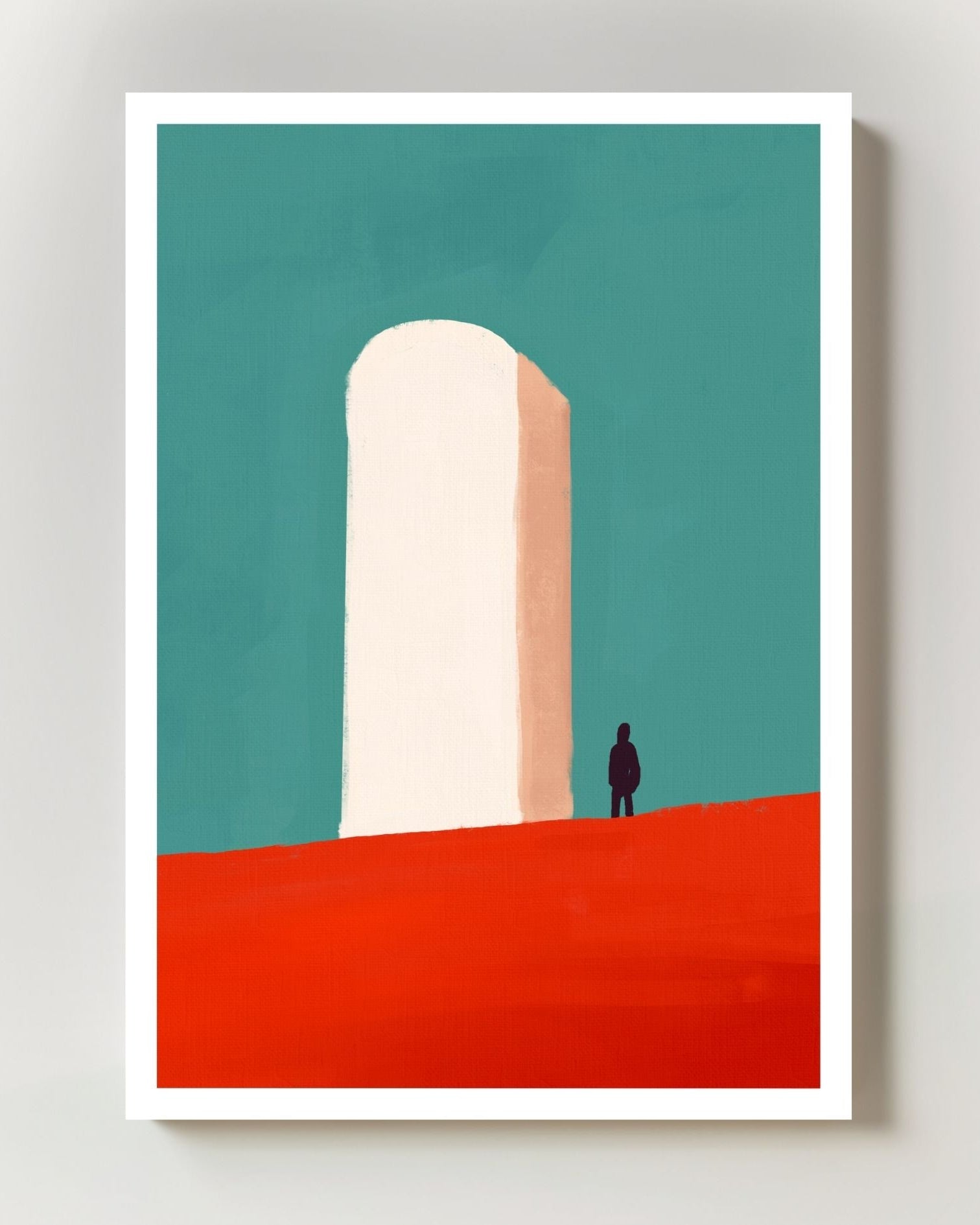 The Gate Without Name Poster – FineArt Wandbild, moderne Kunst & Fine Art Print von Spawnd, handgefertigt & Made in Germany