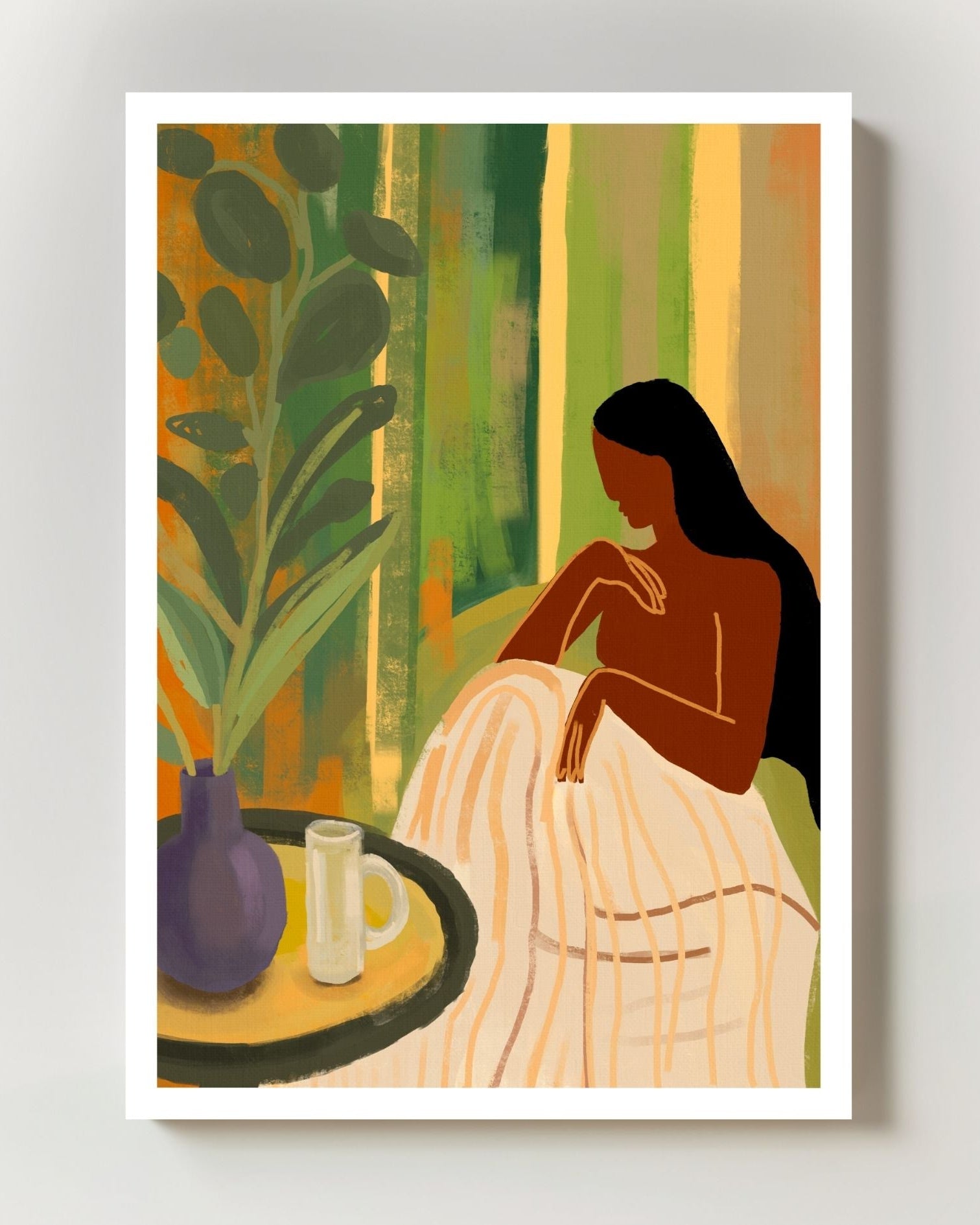 Cabin Poster – FineArt Wandbild, moderne Kunst & Fine Art Print von Spawnd, handgefertigt & Made in Germany