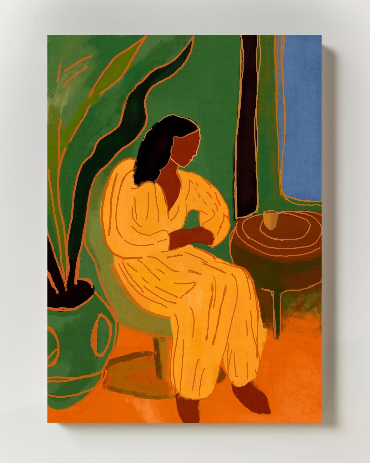 Slow Room Poster – FineArt Wandbild, moderne Kunst & Fine Art Print von Spawnd, handgefertigt & Made in Germany
