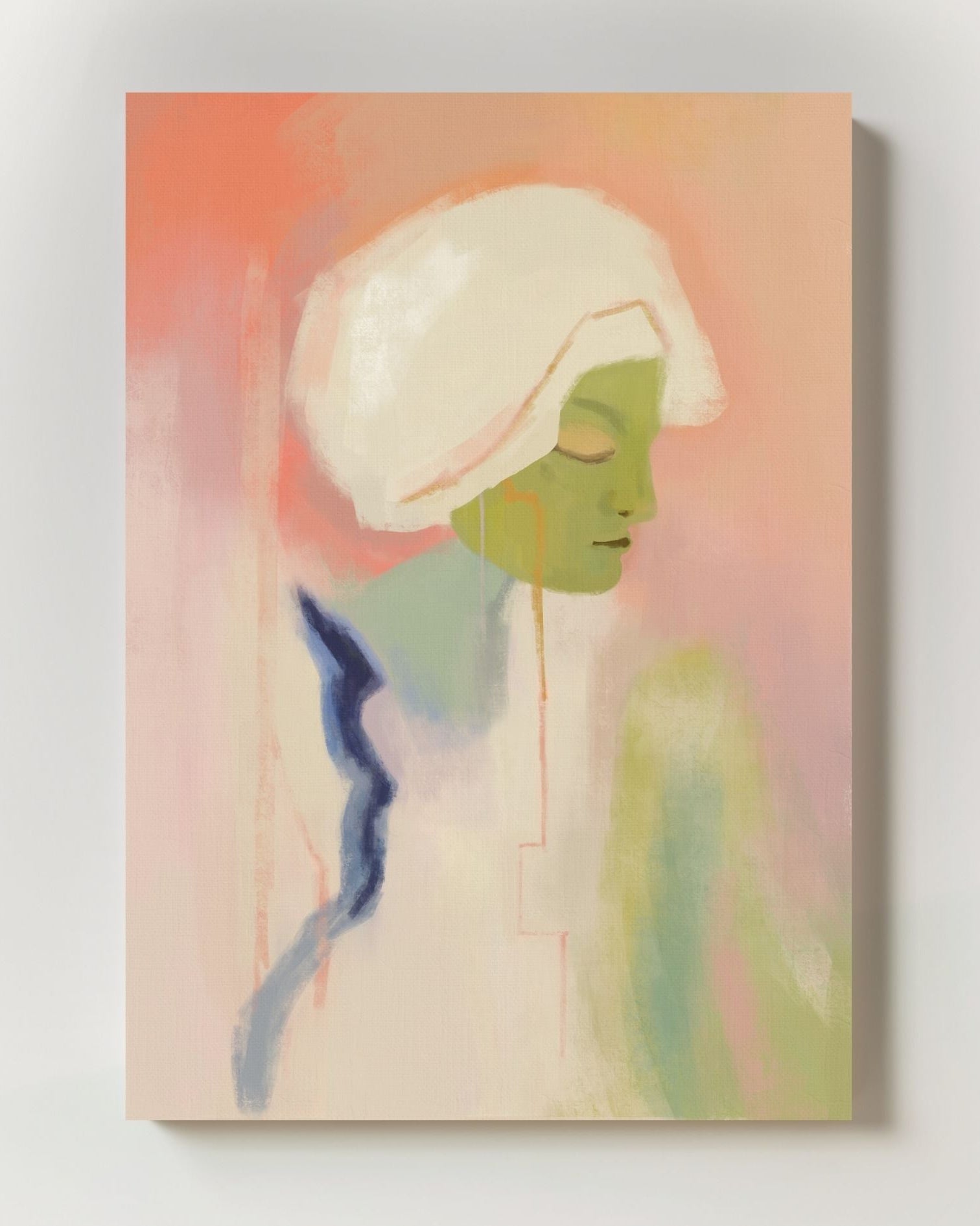 No More Questions Poster – FineArt Wandbild, moderne Kunst & Fine Art Print von Spawnd, handgefertigt & Made in Germany