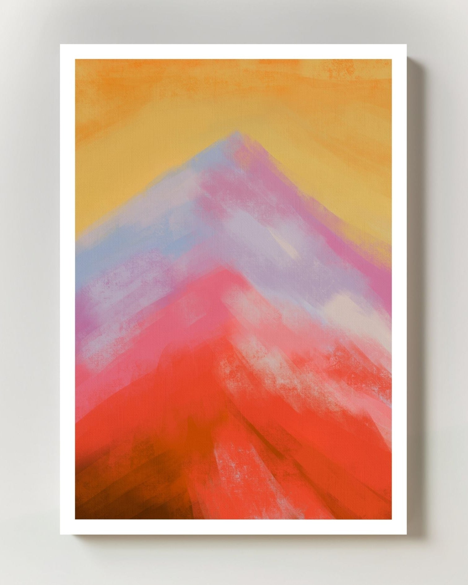 Rise, Gently Poster – FineArt Wandbild, moderne Kunst & Fine Art Print von Spawnd, handgefertigt & Made in Germany