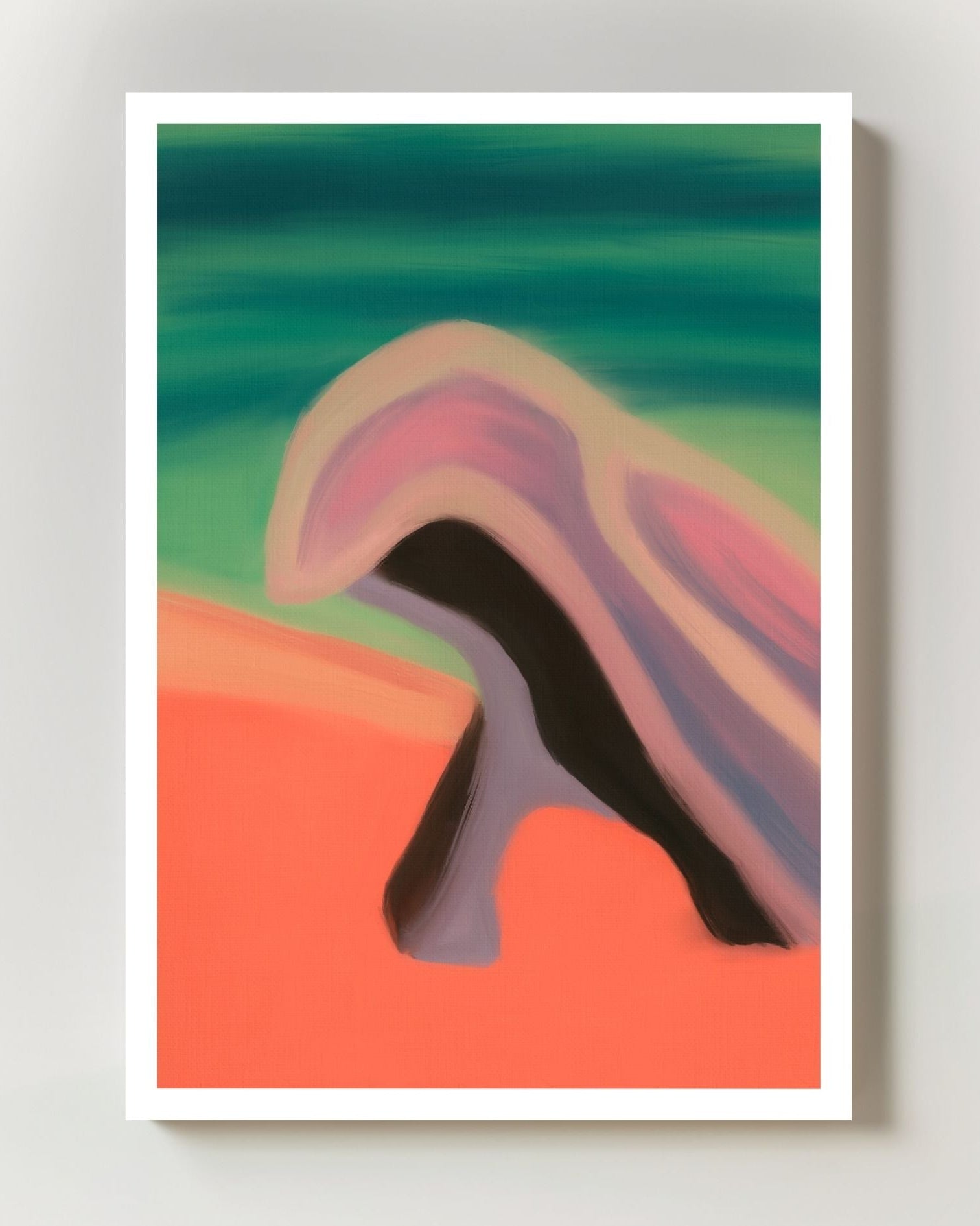 Bending Quietly Poster – FineArt Wandbild, moderne Kunst & Fine Art Print von Spawnd, handgefertigt & Made in Germany