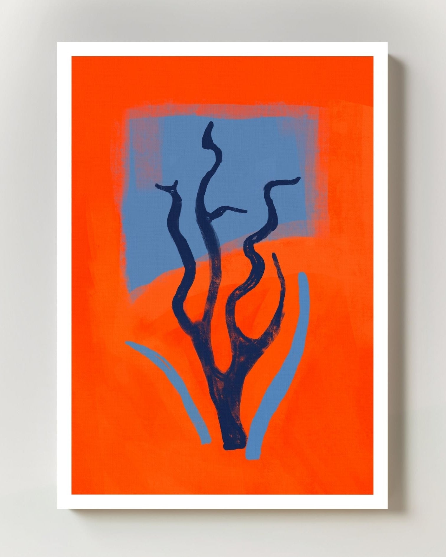 Signal Root Poster – FineArt Wandbild, moderne Kunst & Fine Art Print von Spawnd, handgefertigt & Made in Germany