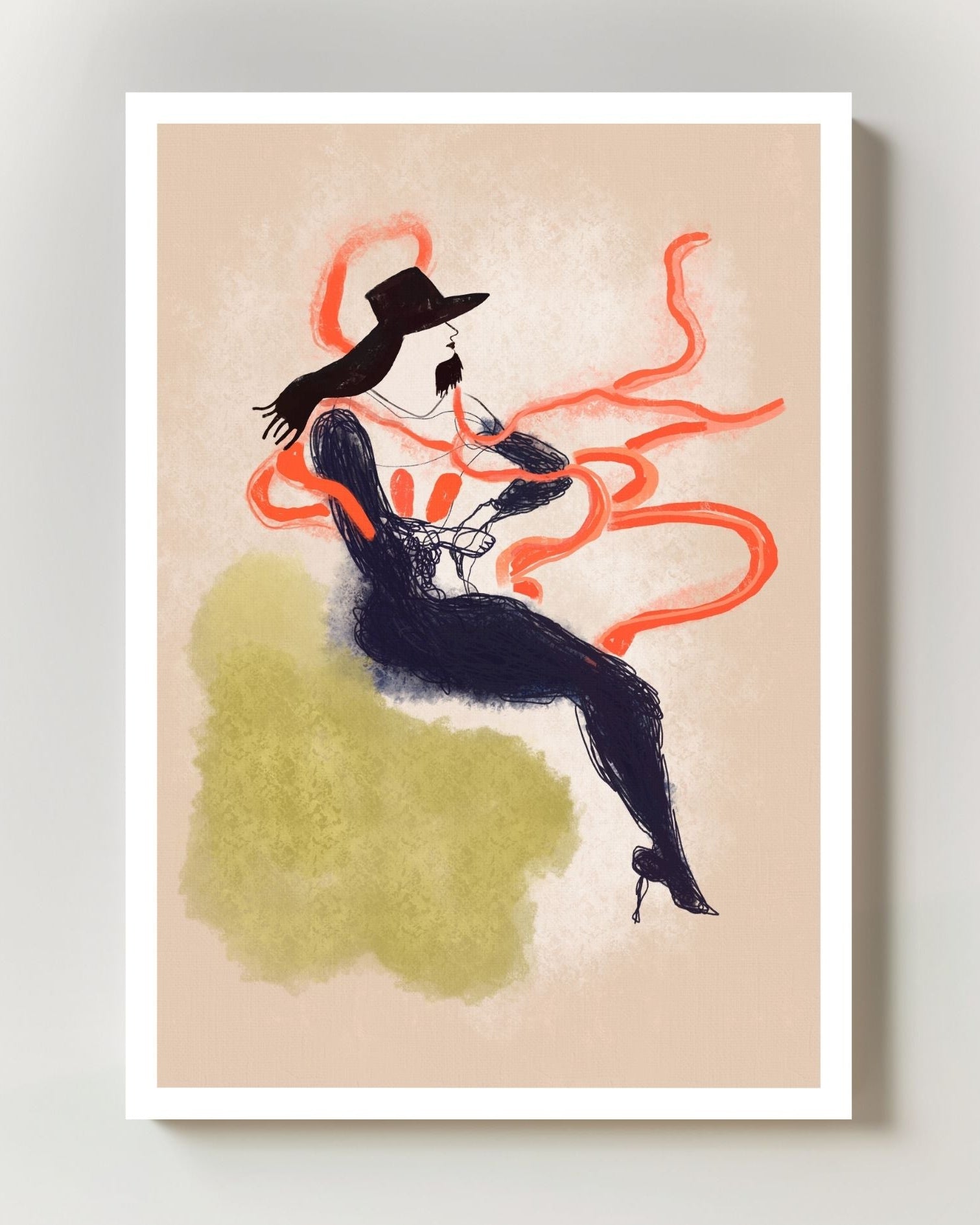 High Heels Poster – FineArt Wandbild, moderne Kunst & Fine Art Print von Spawnd, handgefertigt & Made in Germany