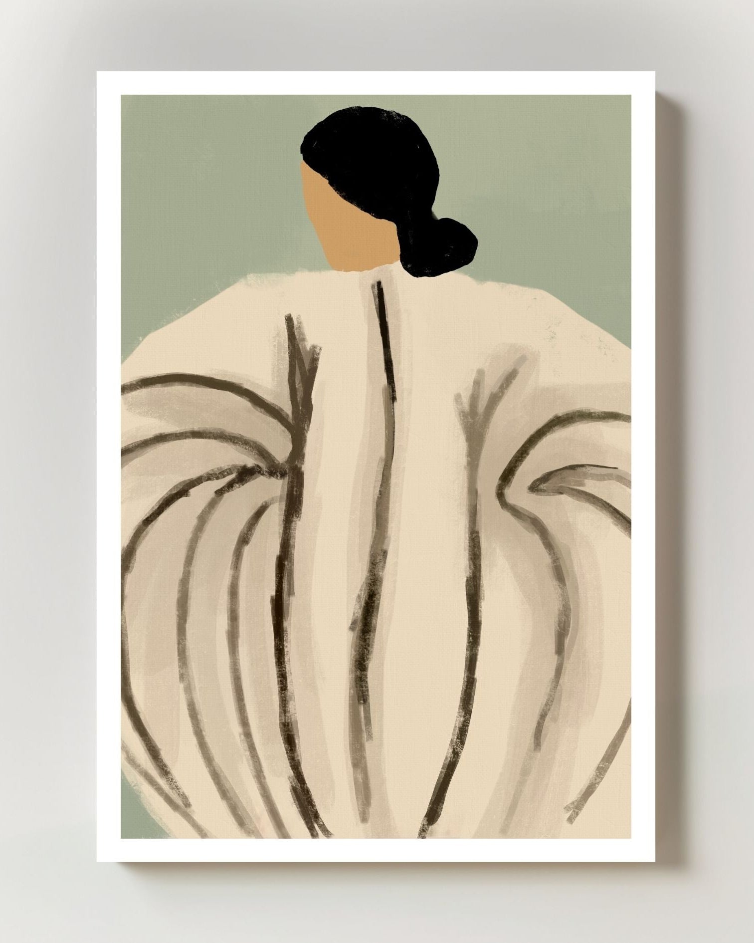 Beneath the Pattern Poster – FineArt Wandbild, moderne Kunst & Fine Art Print von Spawnd, handgefertigt & Made in Germany