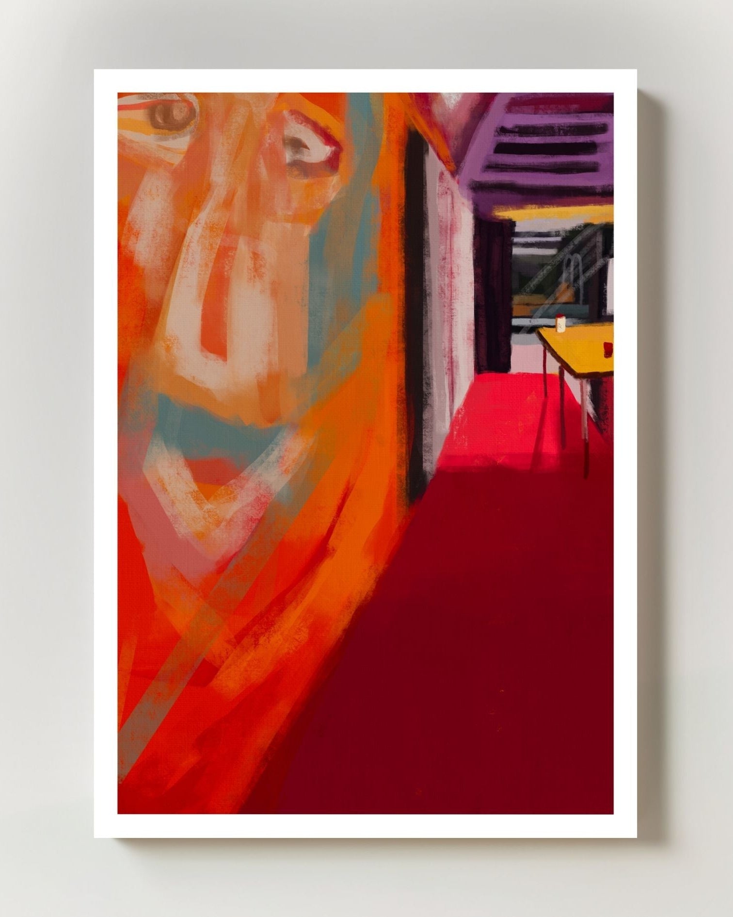 The Bar Poster – FineArt Wandbild, moderne Kunst & Fine Art Print von Spawnd, handgefertigt & Made in Germany