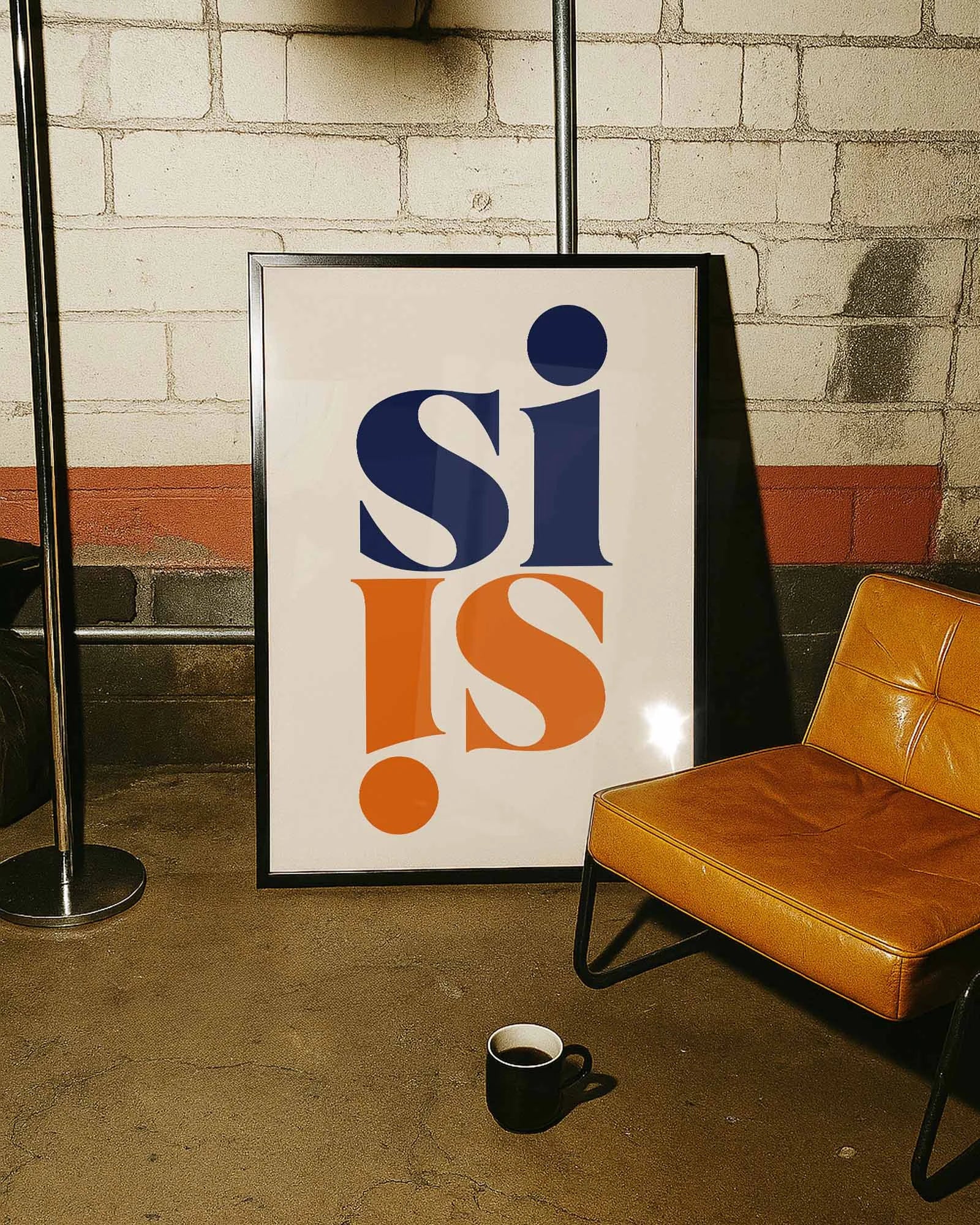 Si Poster – FineArt Wandbild, moderne Kunst & Fine Art Print von Spawnd, handgefertigt & Made in Germany