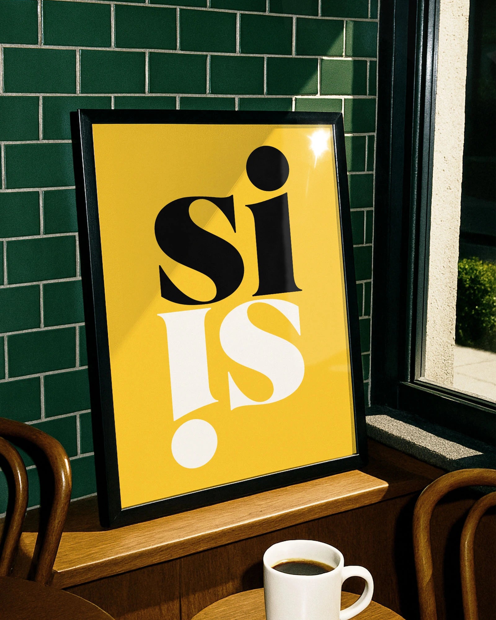 Si Poster – FineArt Wandbild, moderne Kunst & Fine Art Print von Spawnd, handgefertigt & Made in Germany