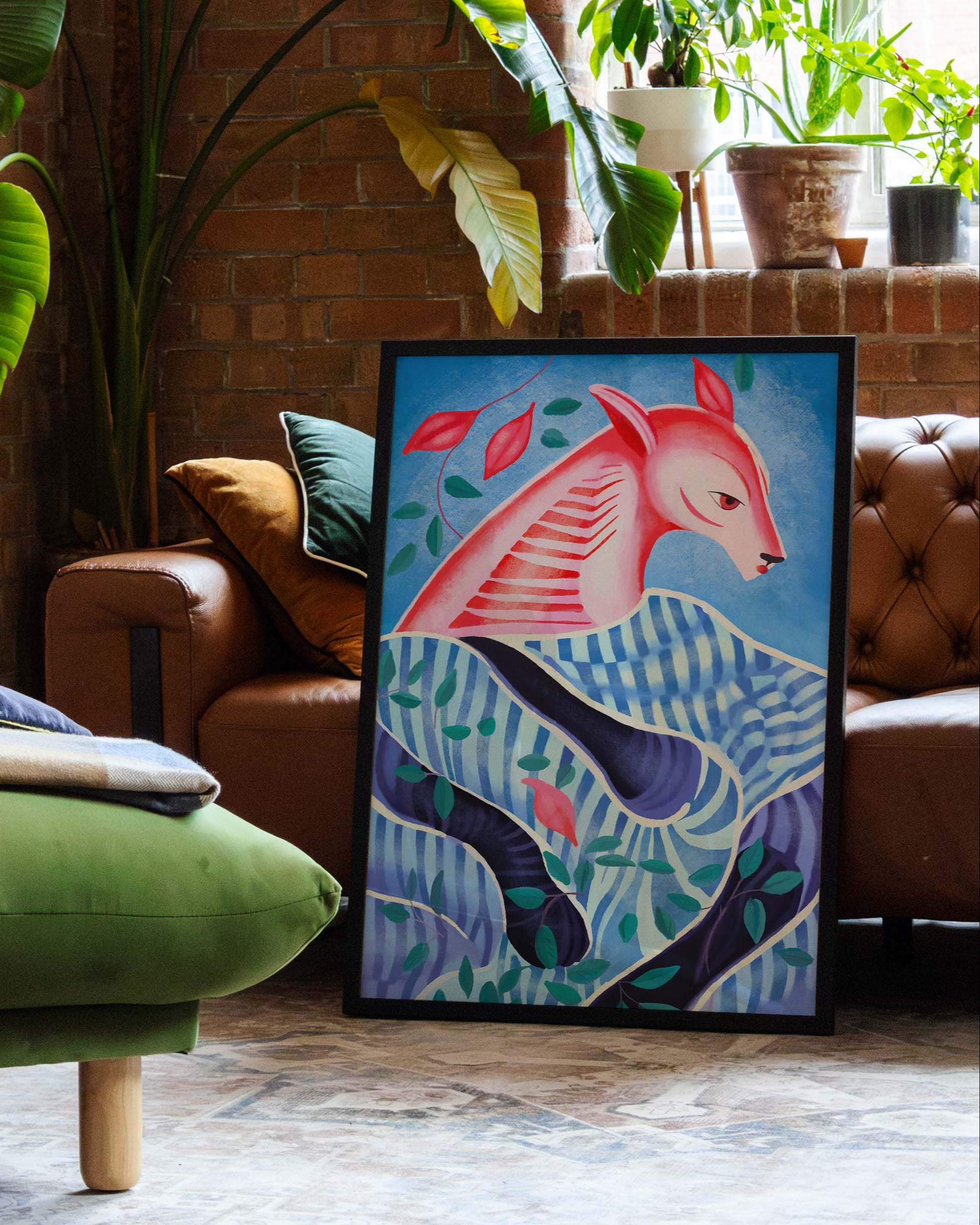 Silent Guardian Poster – FineArt Wandbild, moderne Kunst & Fine Art Print von Spawnd, handgefertigt & Made in Germany