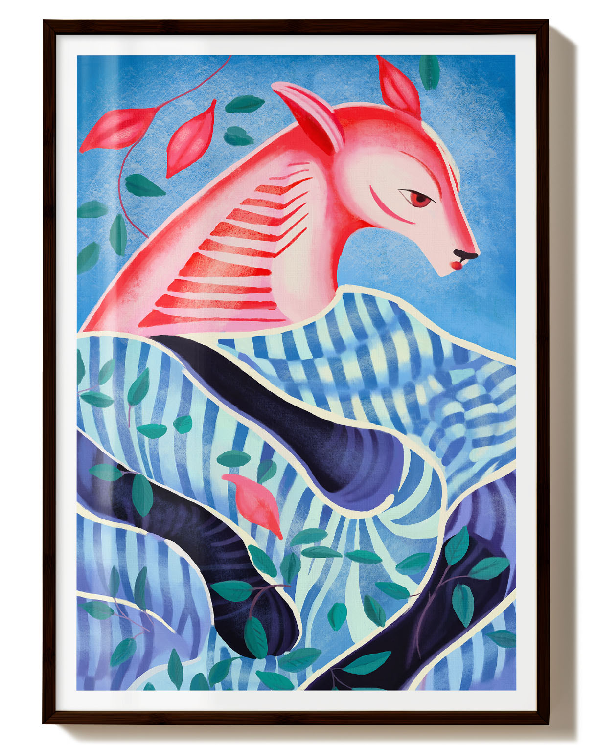 Silent Guardian Poster – FineArt Wandbild, moderne Kunst & Fine Art Print von Spawnd, handgefertigt & Made in Germany