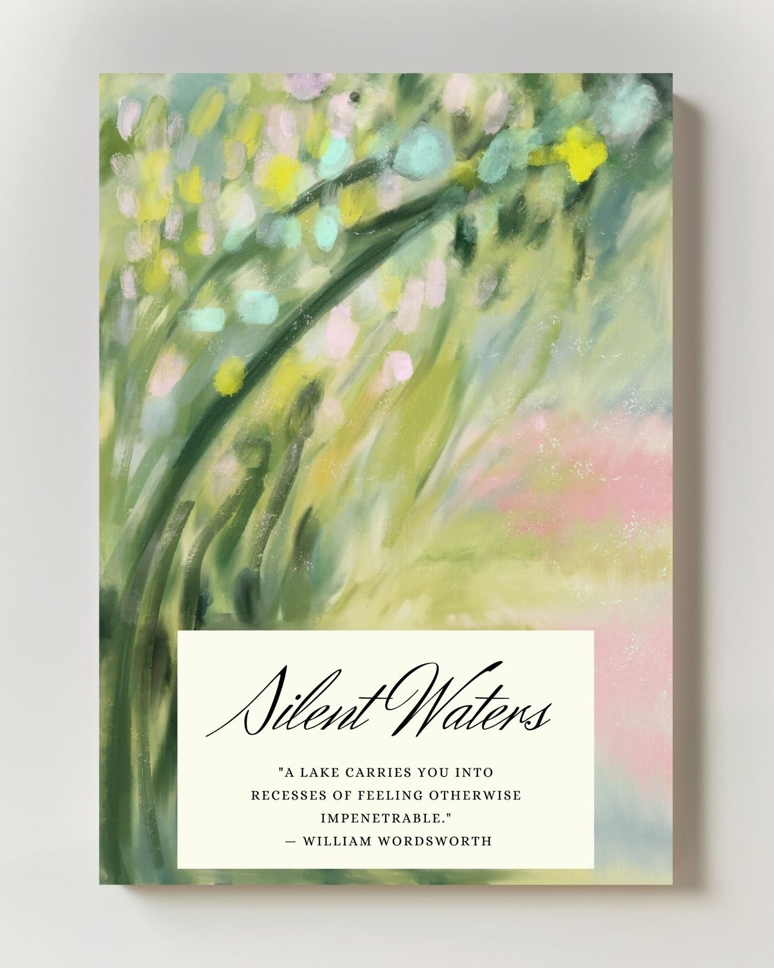 Silent water Poster – FineArt Wandbild, moderne Kunst & Fine Art Print von Spawnd, handgefertigt & Made in Germany