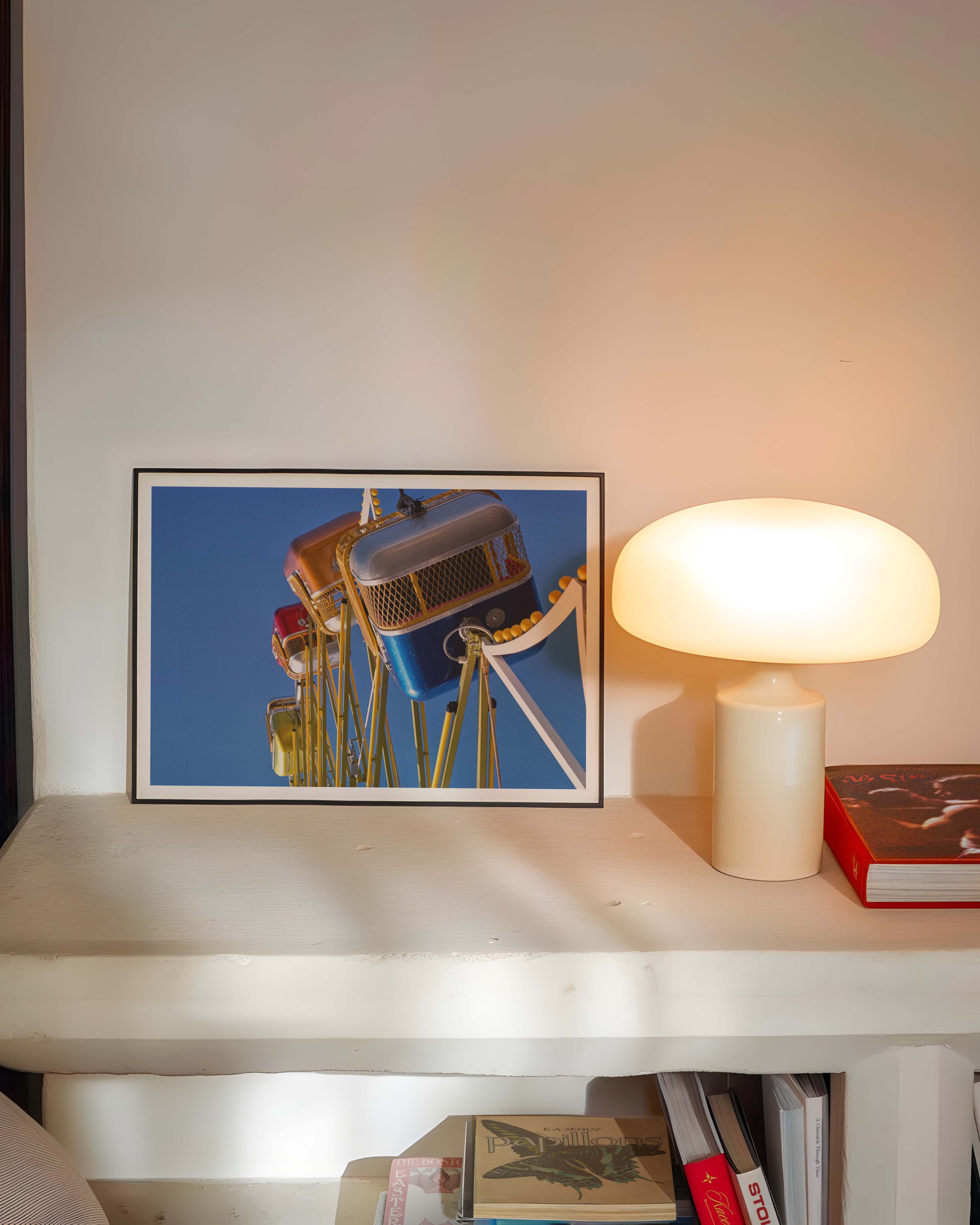 sky diver ride ocean city new jersey 1978 Poster – FineArt Wandbild, moderne Kunst & Fine Art Print von Spawnd, handgefertigt & Made in Germany