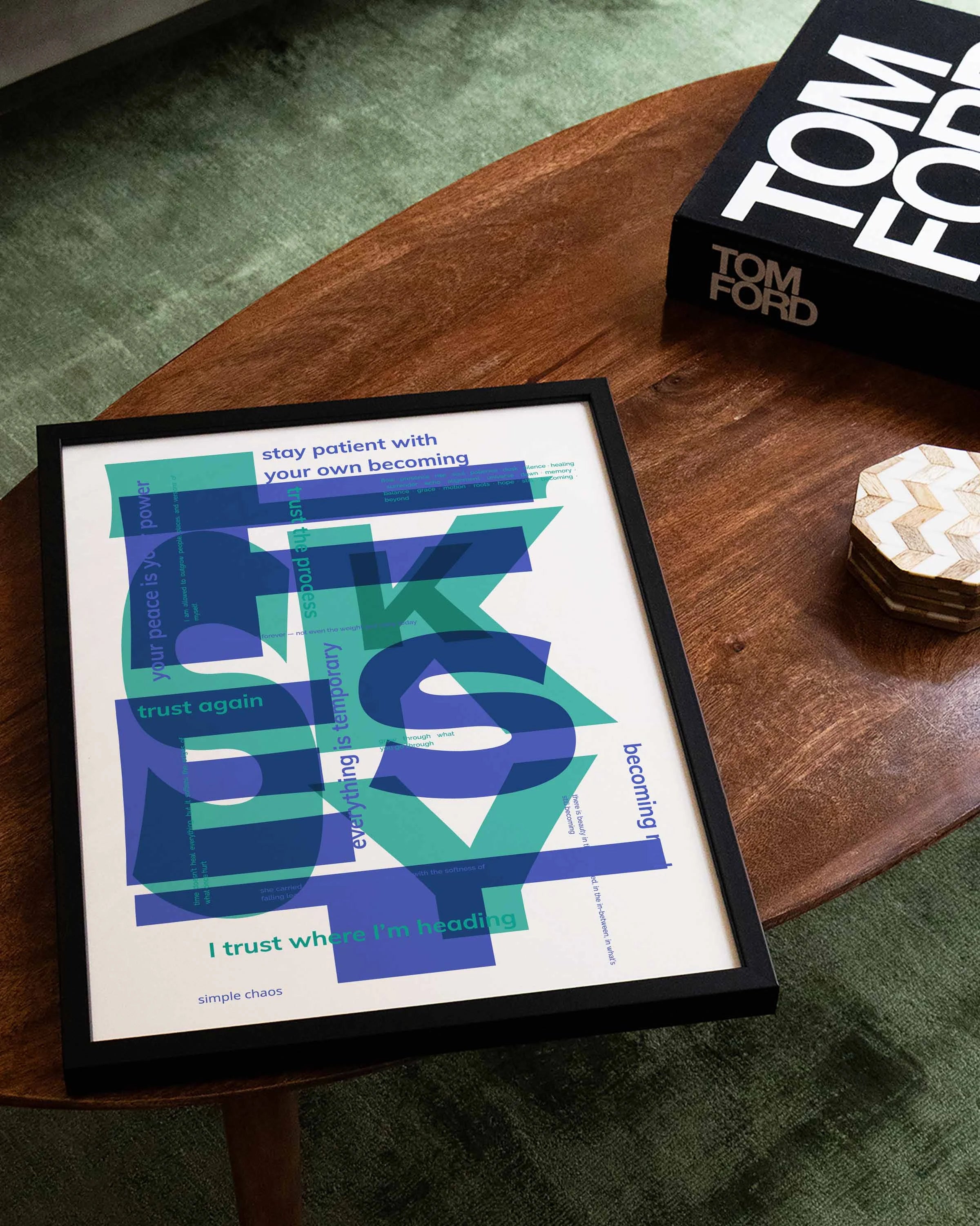 Sky Poster – FineArt Wandbild, moderne Kunst & Fine Art Print von Spawnd, handgefertigt & Made in Germany