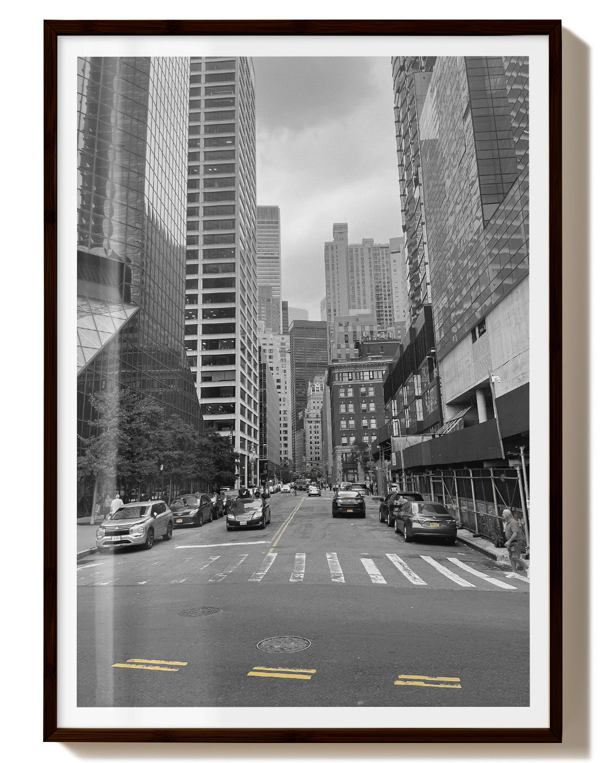 Smell of asphalt Poster – FineArt Wandbild, moderne Kunst & Fine Art Print von Spawnd, handgefertigt & Made in Germany