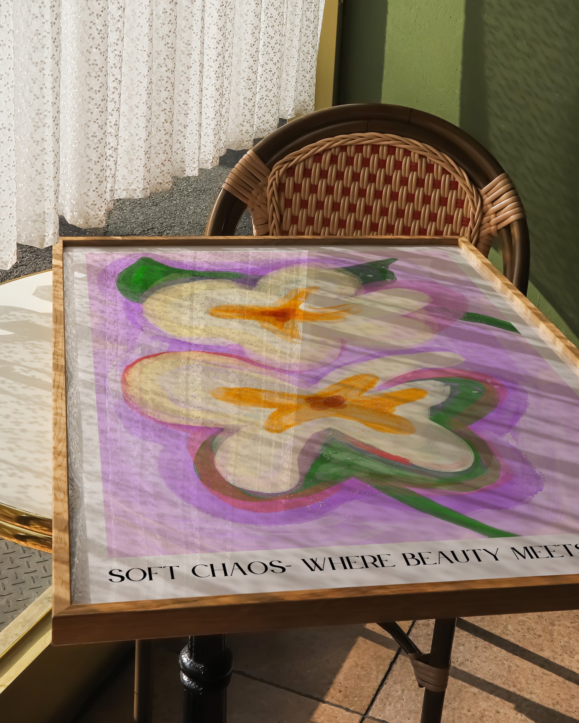 Soft Chaos Poster – FineArt Wandbild, moderne Kunst & Fine Art Print von Spawnd, handgefertigt & Made in Germany