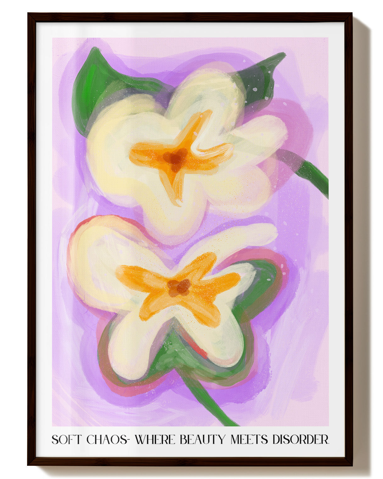 Soft Chaos Poster – FineArt Wandbild, moderne Kunst & Fine Art Print von Spawnd, handgefertigt & Made in Germany
