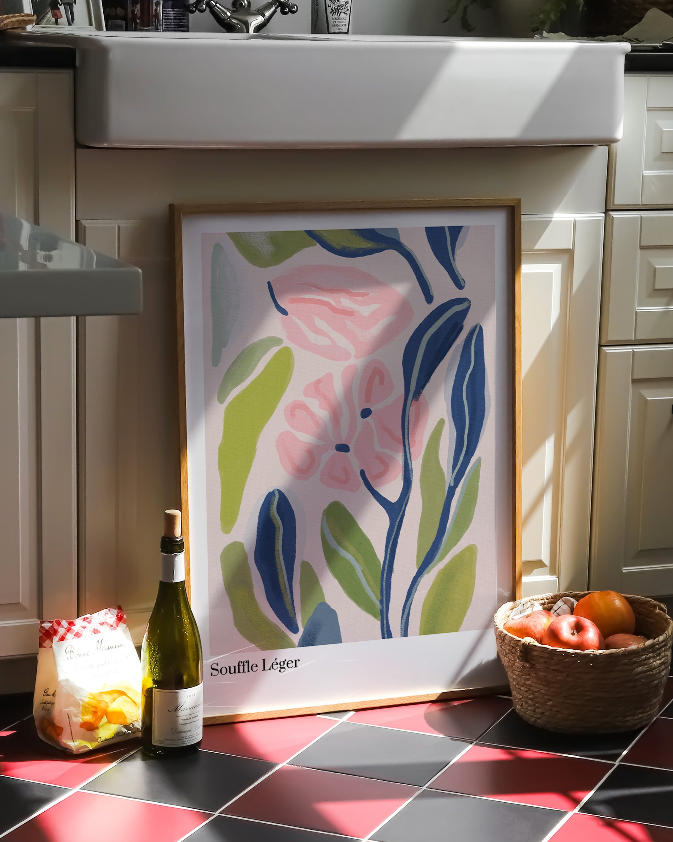 Souffle Léger Poster – FineArt Wandbild, moderne Kunst & Fine Art Print von Spawnd, handgefertigt & Made in Germany