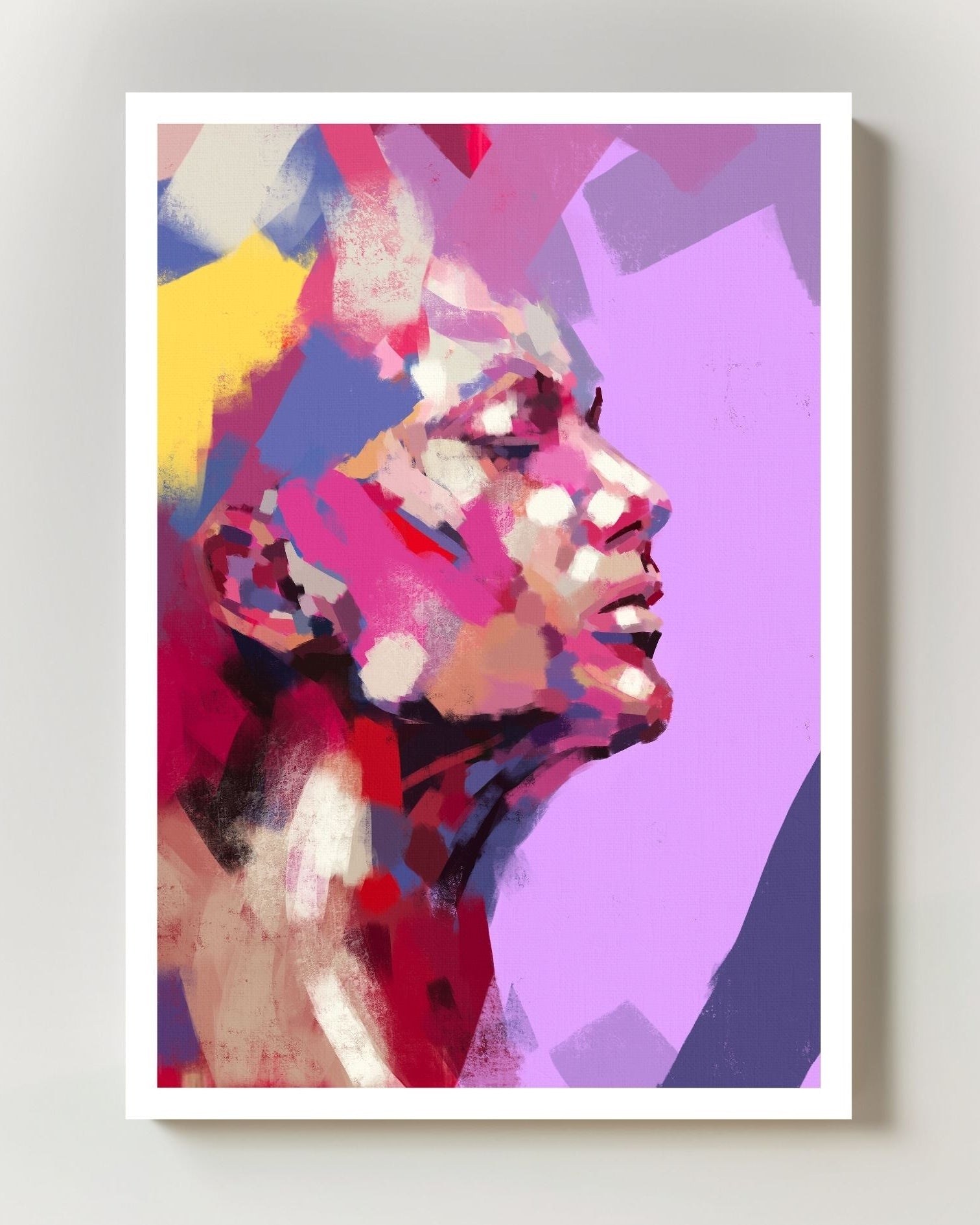 Sound of Silence Poster – FineArt Wandbild, moderne Kunst & Fine Art Print von Spawnd, handgefertigt & Made in Germany