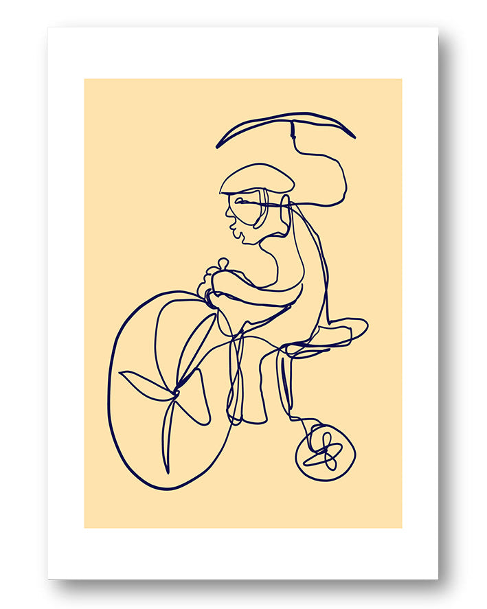 Speedr Poster – FineArt Wandbild, moderne Kunst & Fine Art Print von Spawnd, handgefertigt & Made in Germany