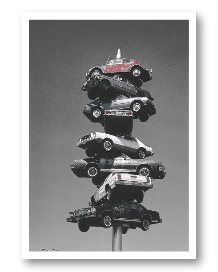 Spindle Dust Berwyn Illinois 2023 Poster – FineArt Wandbild, moderne Kunst & Fine Art Print von Spawnd, handgefertigt & Made in Germany