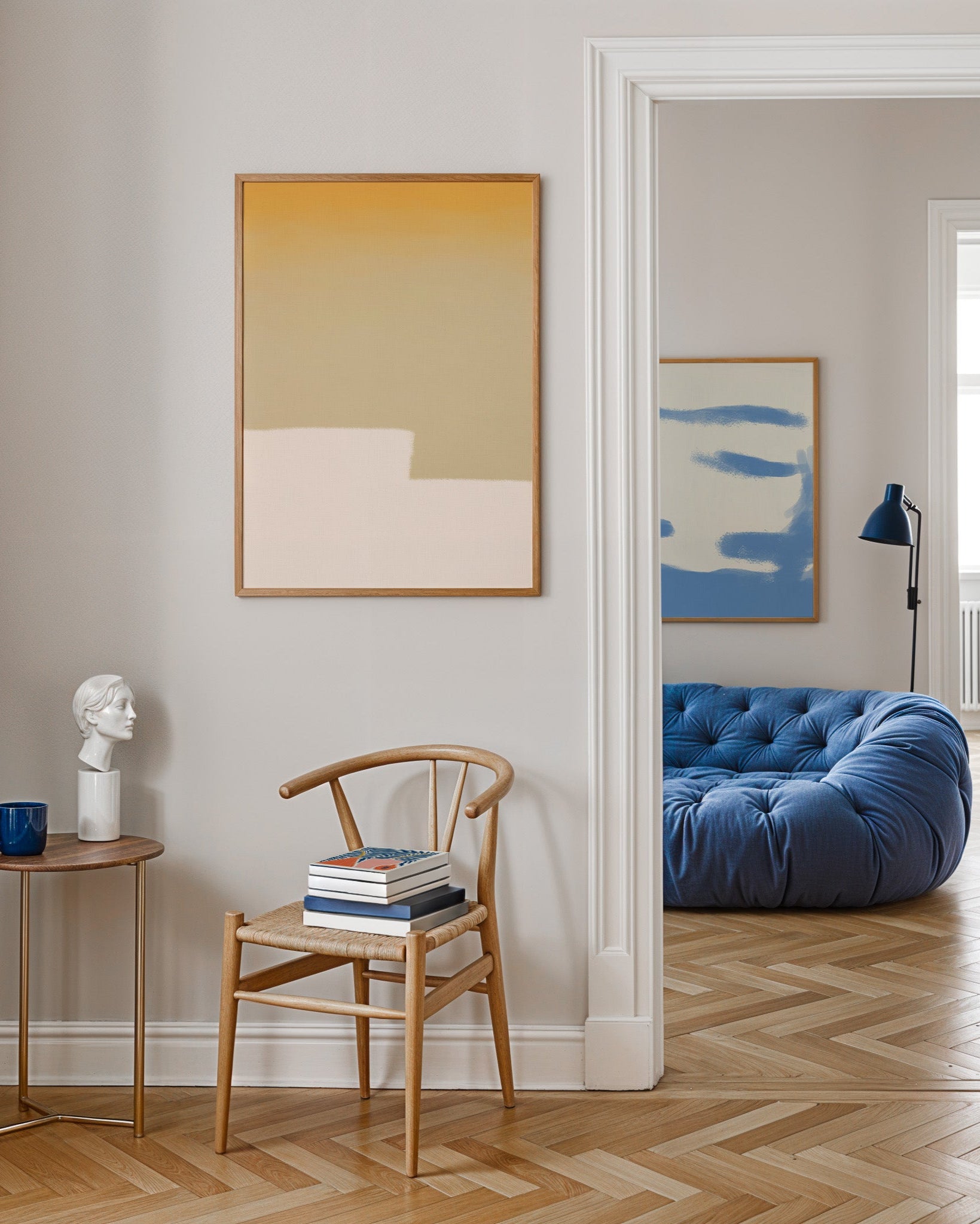 Splittet Poster – FineArt Wandbild, moderne Kunst & Fine Art Print von Spawnd, handgefertigt & Made in Germany