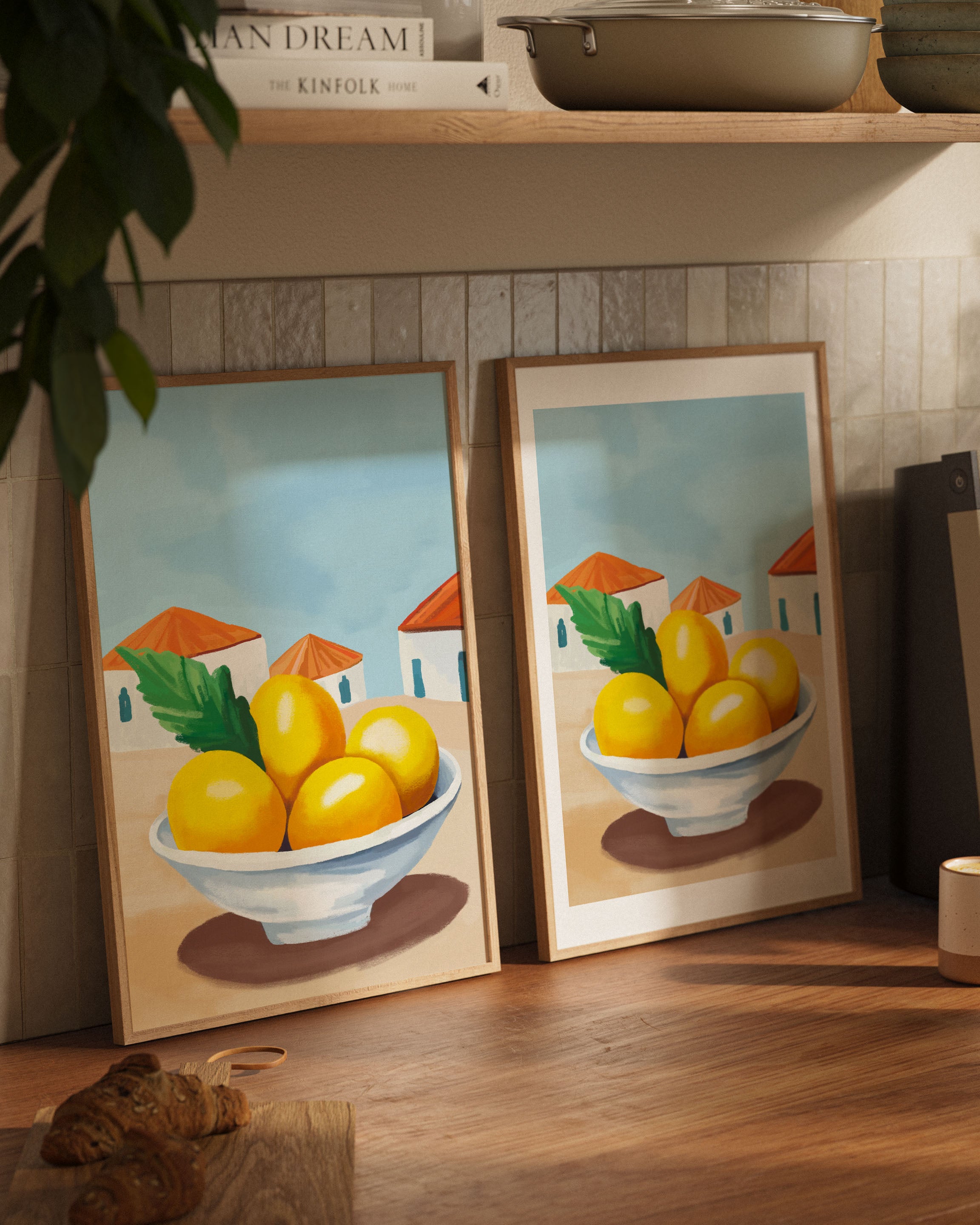 Golden Siesta Poster – FineArt Wandbild, moderne Kunst & Fine Art Print von Spawnd, handgefertigt & Made in Germany