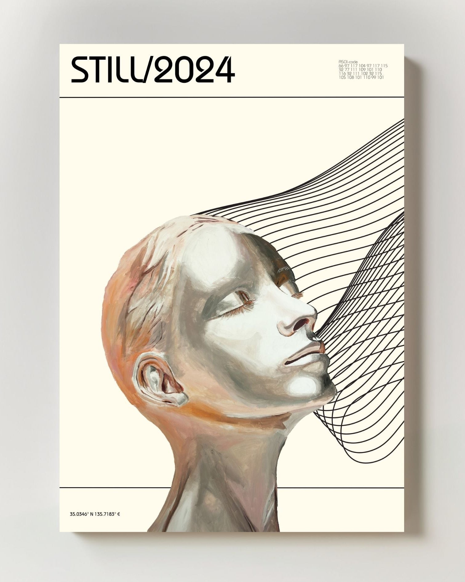 Still/2024 Poster – FineArt Wandbild, moderne Kunst & Fine Art Print von Spawnd, handgefertigt & Made in Germany