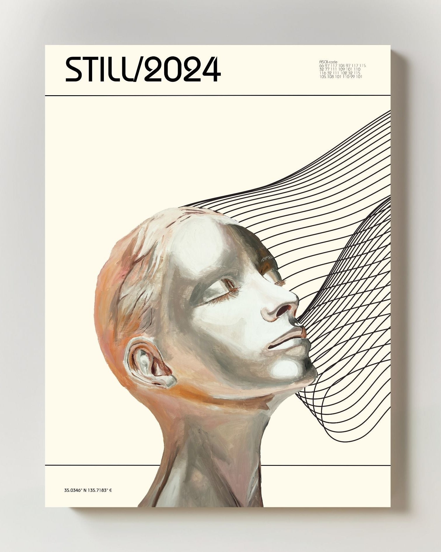 Still/2024 Poster – FineArt Wandbild, moderne Kunst & Fine Art Print von Spawnd, handgefertigt & Made in Germany