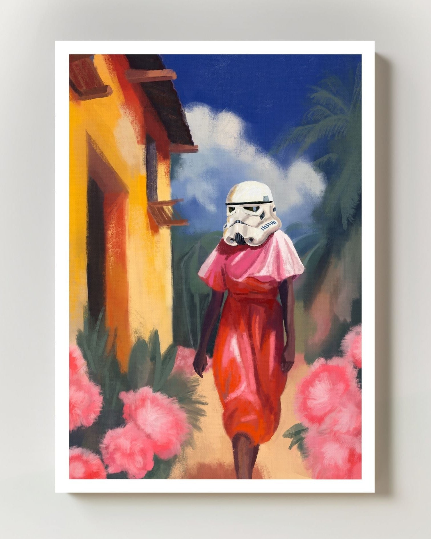 Stormtrooper’s Day Off Poster – FineArt Wandbild, moderne Kunst & Fine Art Print von Spawnd, handgefertigt & Made in Germany