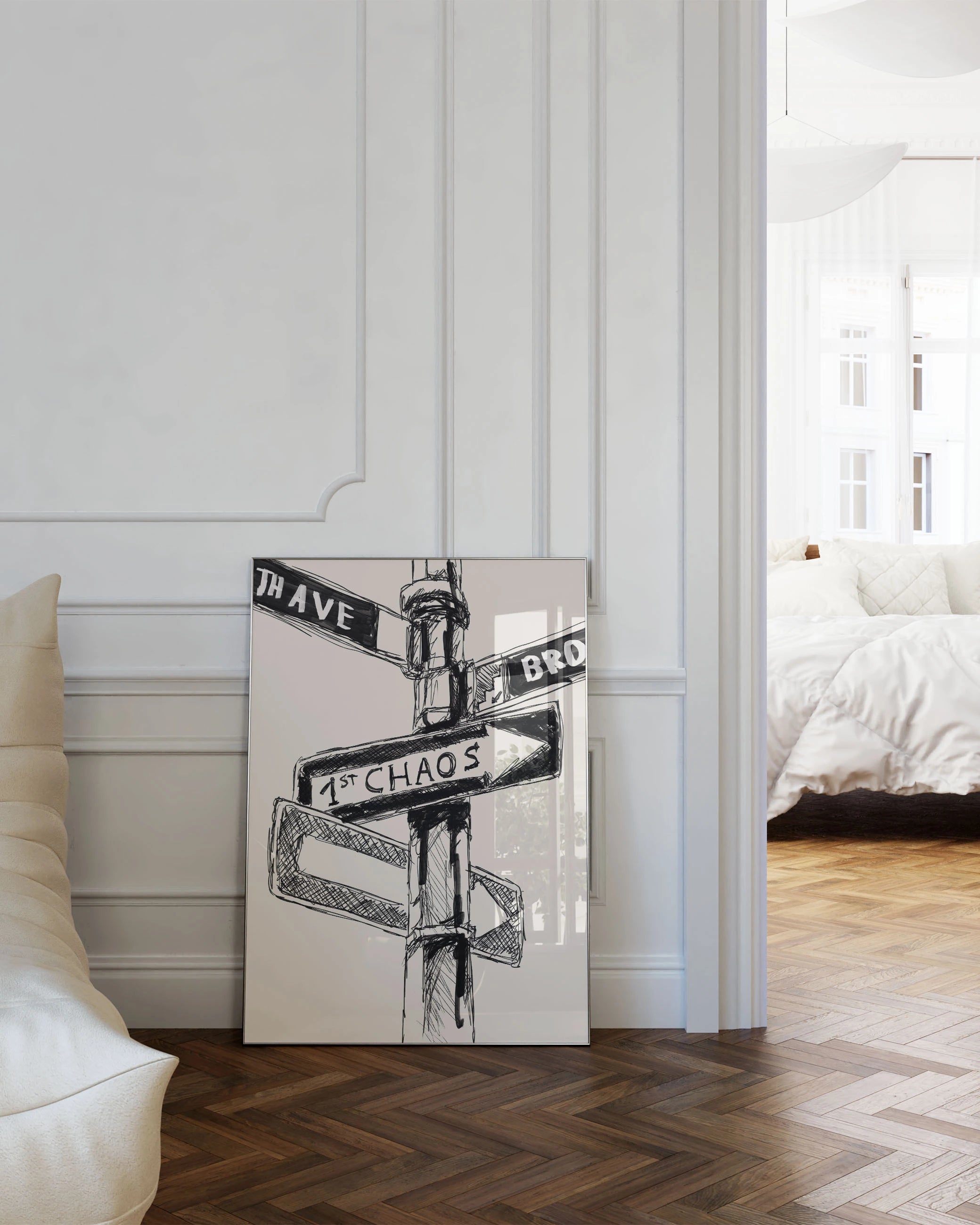 Str. Poster – FineArt Wandbild, moderne Kunst & Fine Art Print von Spawnd, handgefertigt & Made in Germany