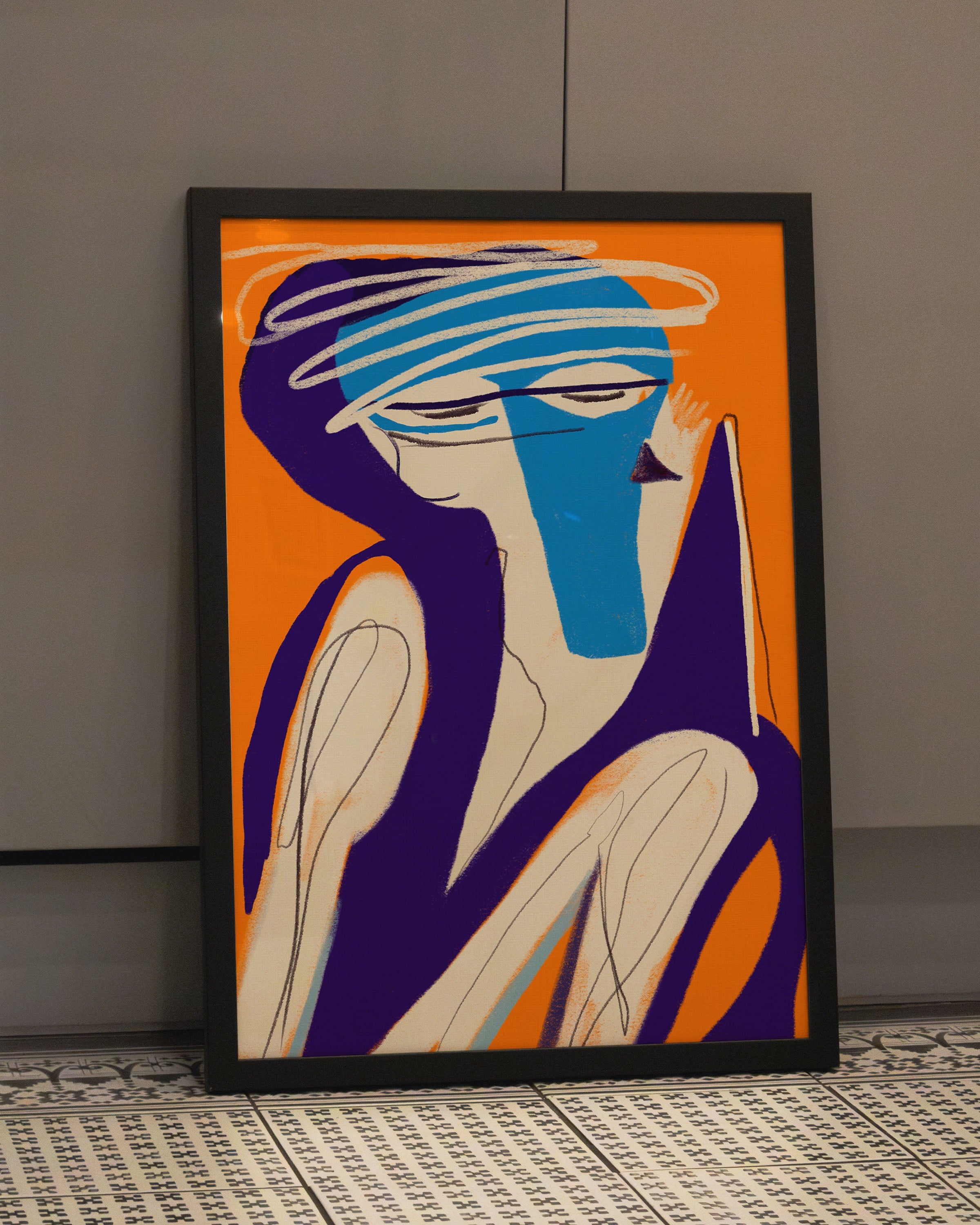 Sunbath Poster – FineArt Wandbild, moderne Kunst & Fine Art Print von Spawnd, handgefertigt & Made in Germany