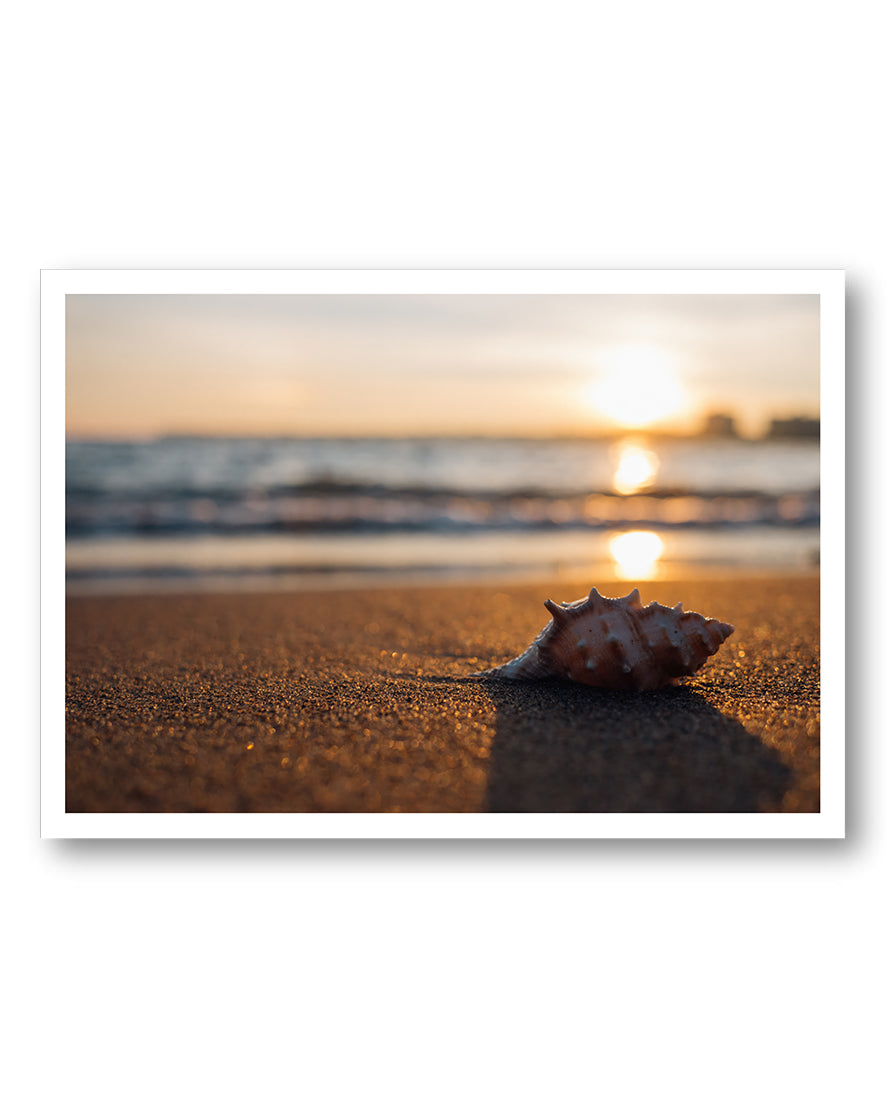 Sunset Poster – FineArt Wandbild, moderne Kunst & Fine Art Print von Spawnd, handgefertigt & Made in Germany