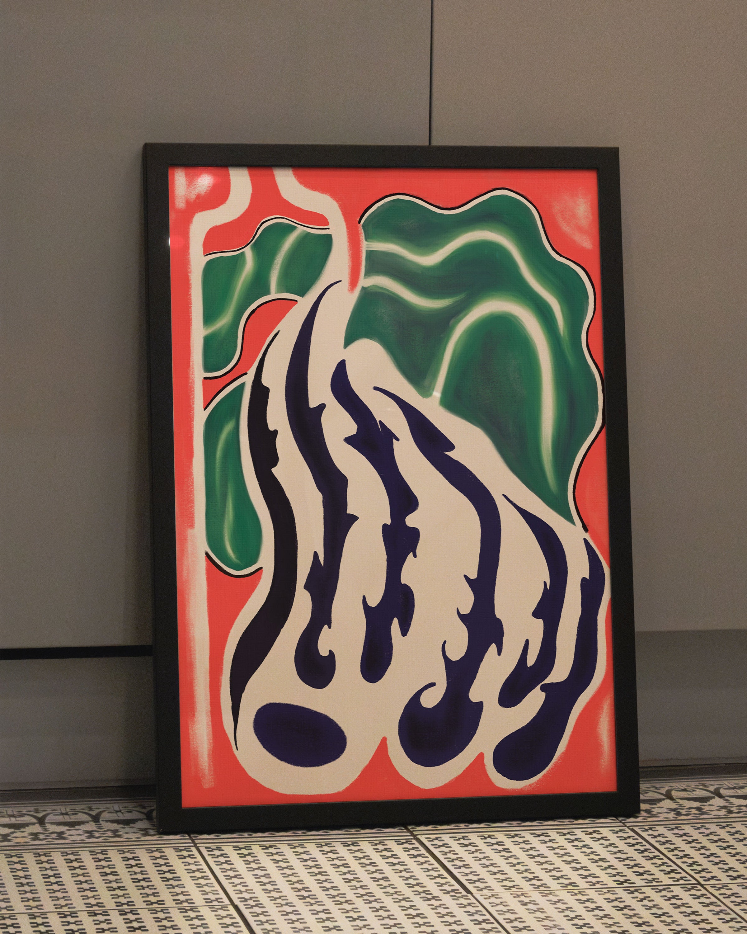 Surging Roots Poster – FineArt Wandbild, moderne Kunst & Fine Art Print von Spawnd, handgefertigt & Made in Germany